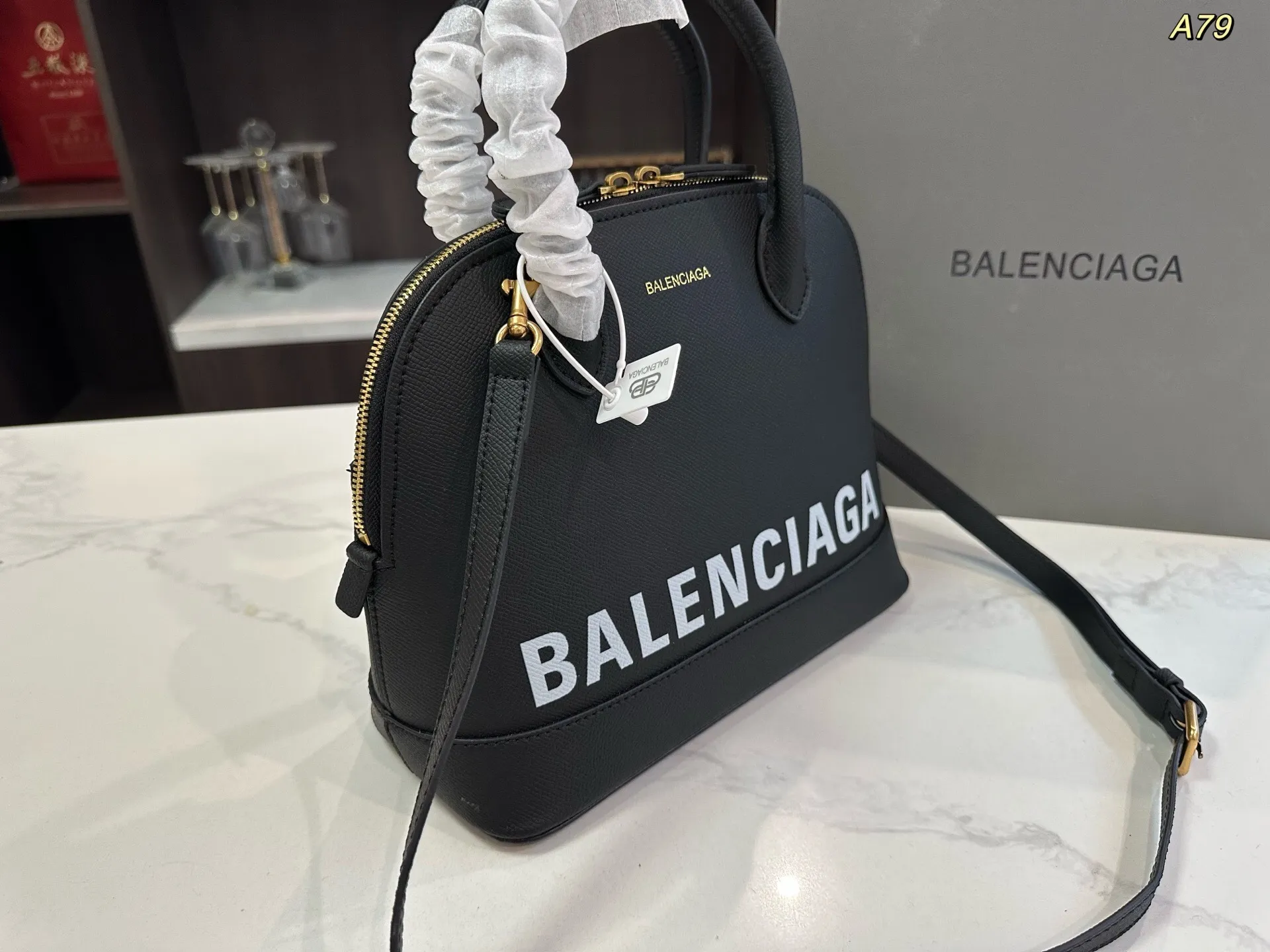 All Categories Official Website "Brand Women's Bags" Women's Bags 💙 BALENCIAGA 2025 New Balenciaga Shell Bag