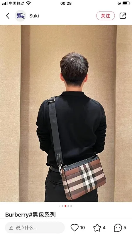 All categories Burberry men's bags (Burbrry) Burberry original order 80684771