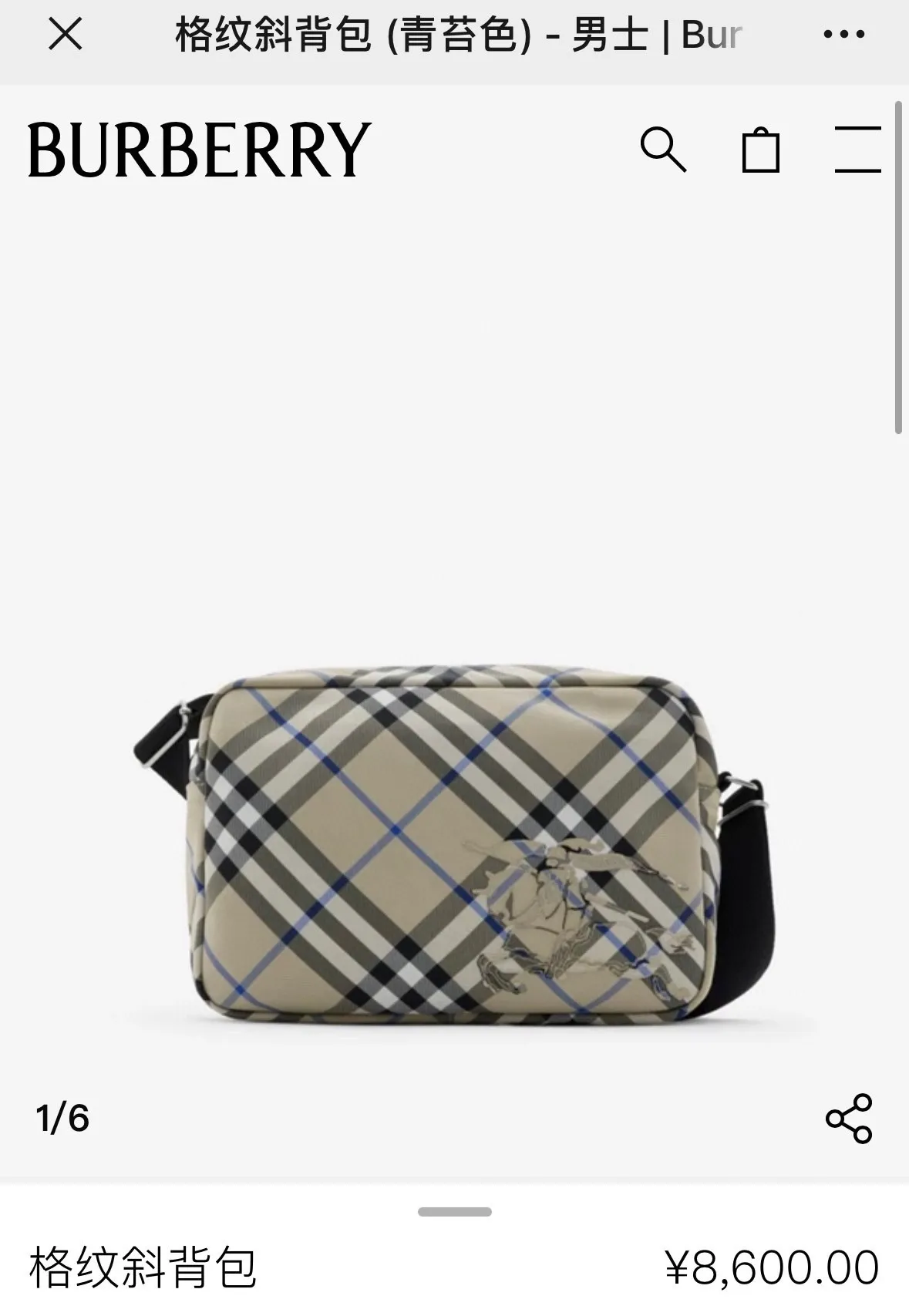 All categories Burberry women's bags (Burberry) Burberry 7801