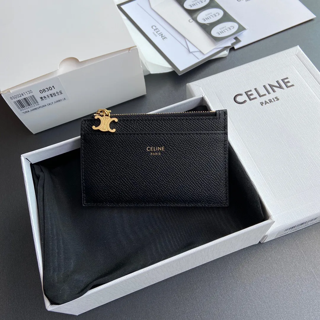 [Special grade pure steel hardware original leather] ¥500 Palm print cow leather zipper card holder / No.: 10M083FRJ.38NO 083 08301 Size: w11×7.5cm
