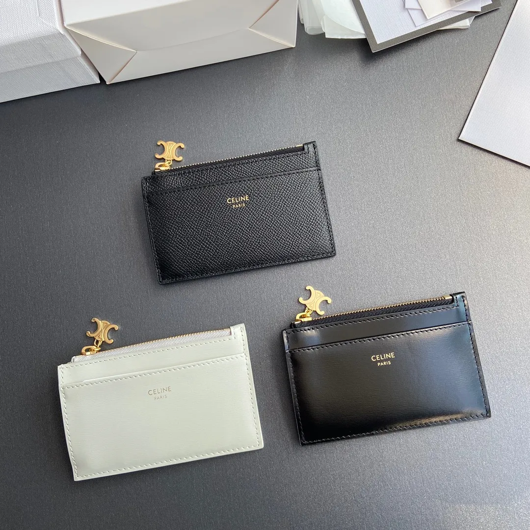 [Special grade pure steel hardware original leather] ¥500 Palm print cow leather zipper card holder / No.: 10M083FRJ.38NO 083 08301 Size: w11×7.5cm