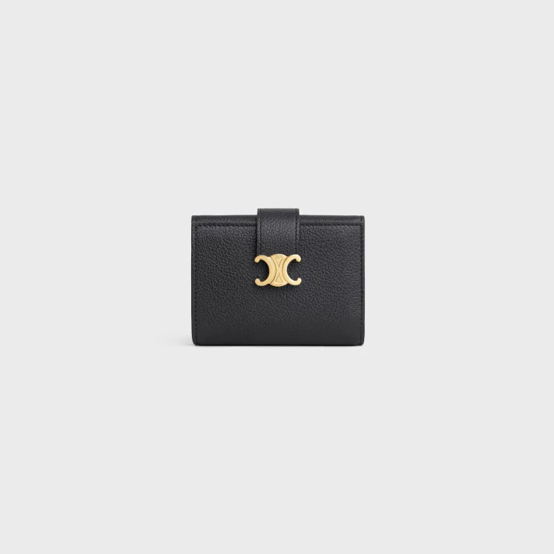 [Special grade pure steel hardware original leather] ¥780 VICTOIRE soft cow leather wallet/new model No.: 10M963GHH.38NO962 963 Black full leather Size: w10.5×8×2cm.