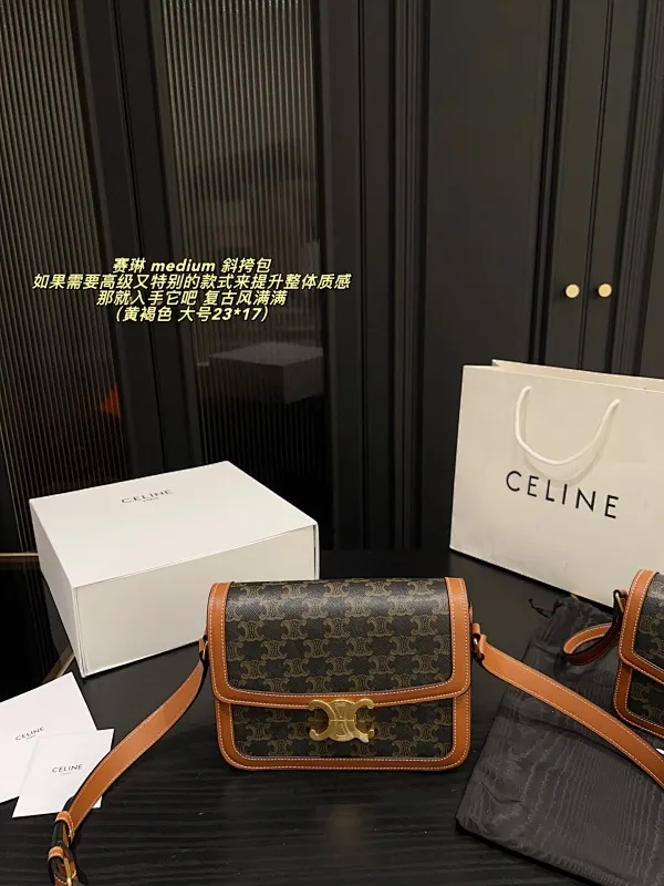 All Categories Official Website "Brand Women's Bags" Women's Bags 💙 Celine 2025 New Celine Crossbody Bag