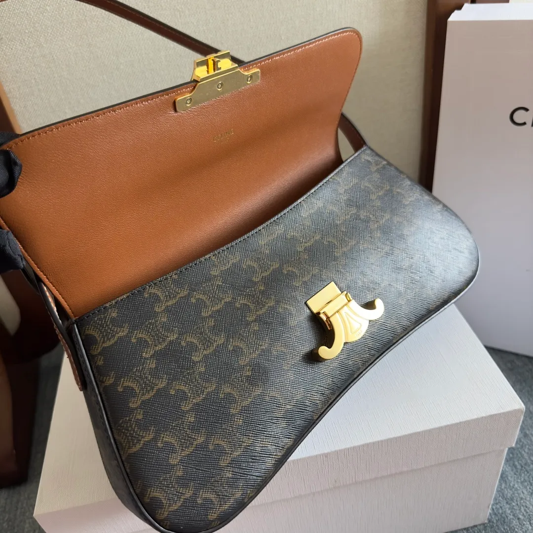 All Categories Official Website "Brand Women's Bags" Women's Bags 💙 Celine 2025 New Celine Underarm Bag