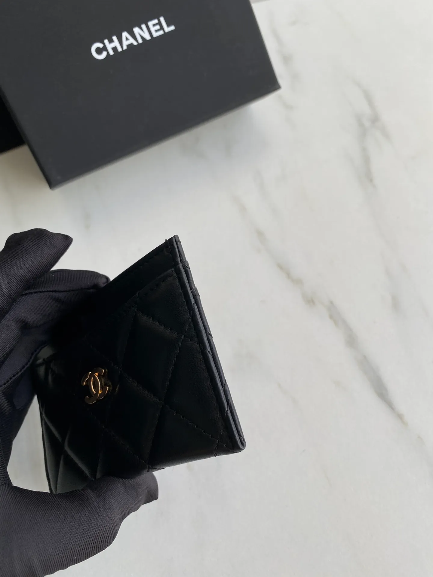 190💰【Original quality】【With serial code】CHANEL, classic card holder! Original quality, caviar small ball pattern series, classic series, exquisite details, full set of packaging, style number (AP426) 31510... size 11*7.5*1