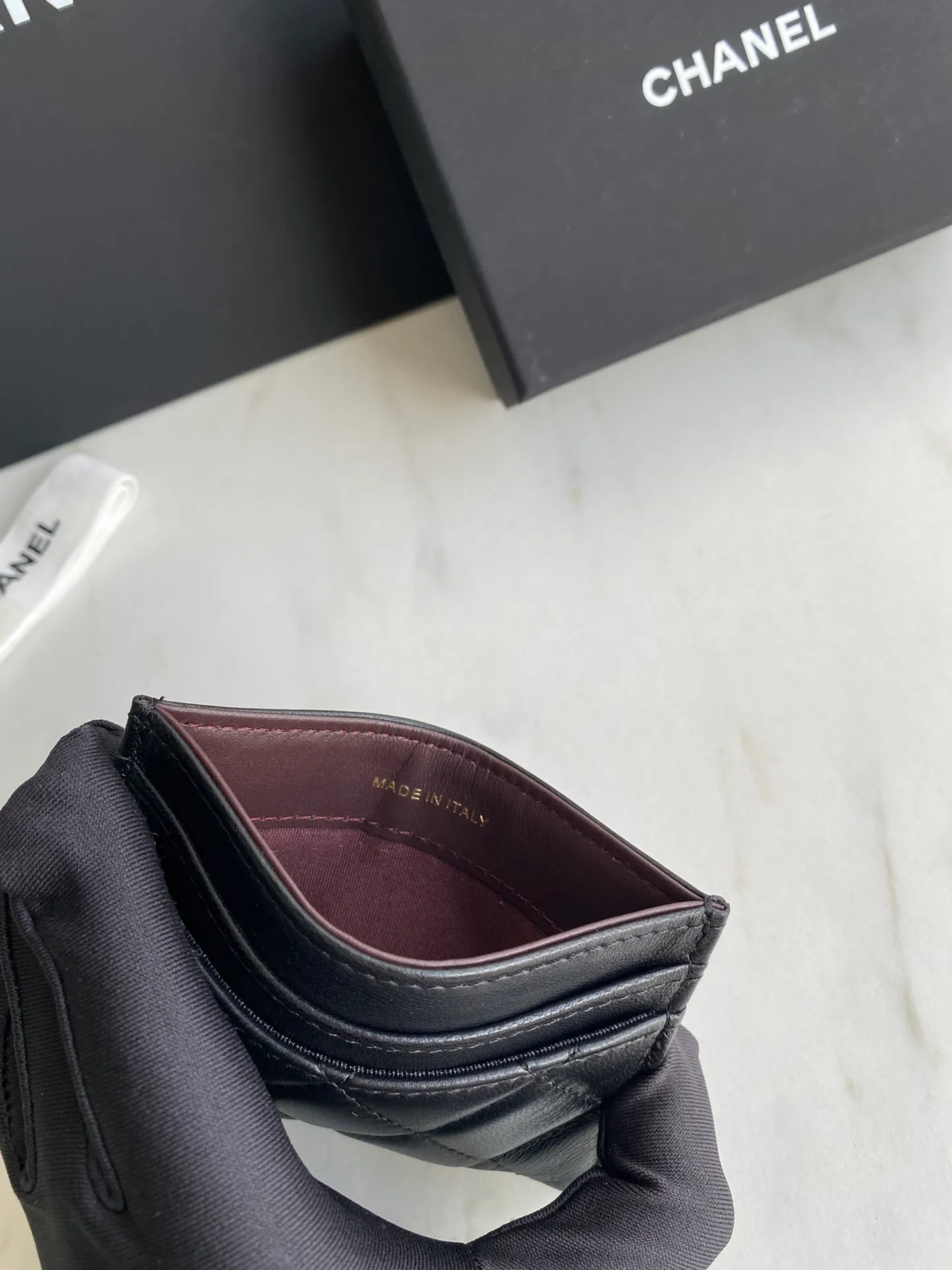 190💰【Original quality】【With serial code】CHANEL, classic card holder! Original quality, caviar small ball pattern series, classic series, exquisite details, full set of packaging, style number (AP426) 31510... size 11*7.5*1