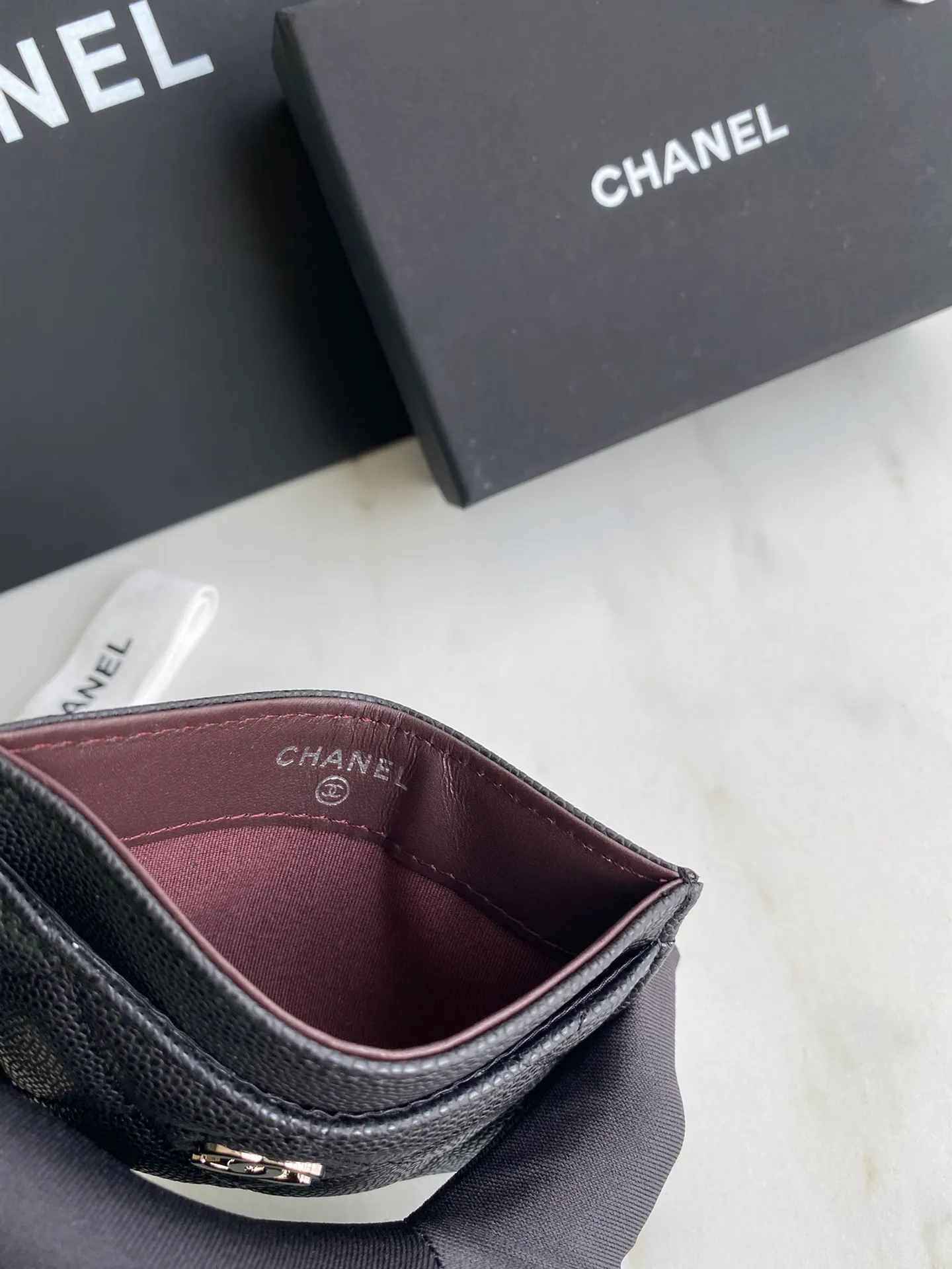 190💰【Original quality】【With serial code】CHANEL, classic card holder! Original quality, caviar small ball pattern series, classic series, exquisite details, full set of packaging, style number (AP426) 31510... size 11*7.5*1