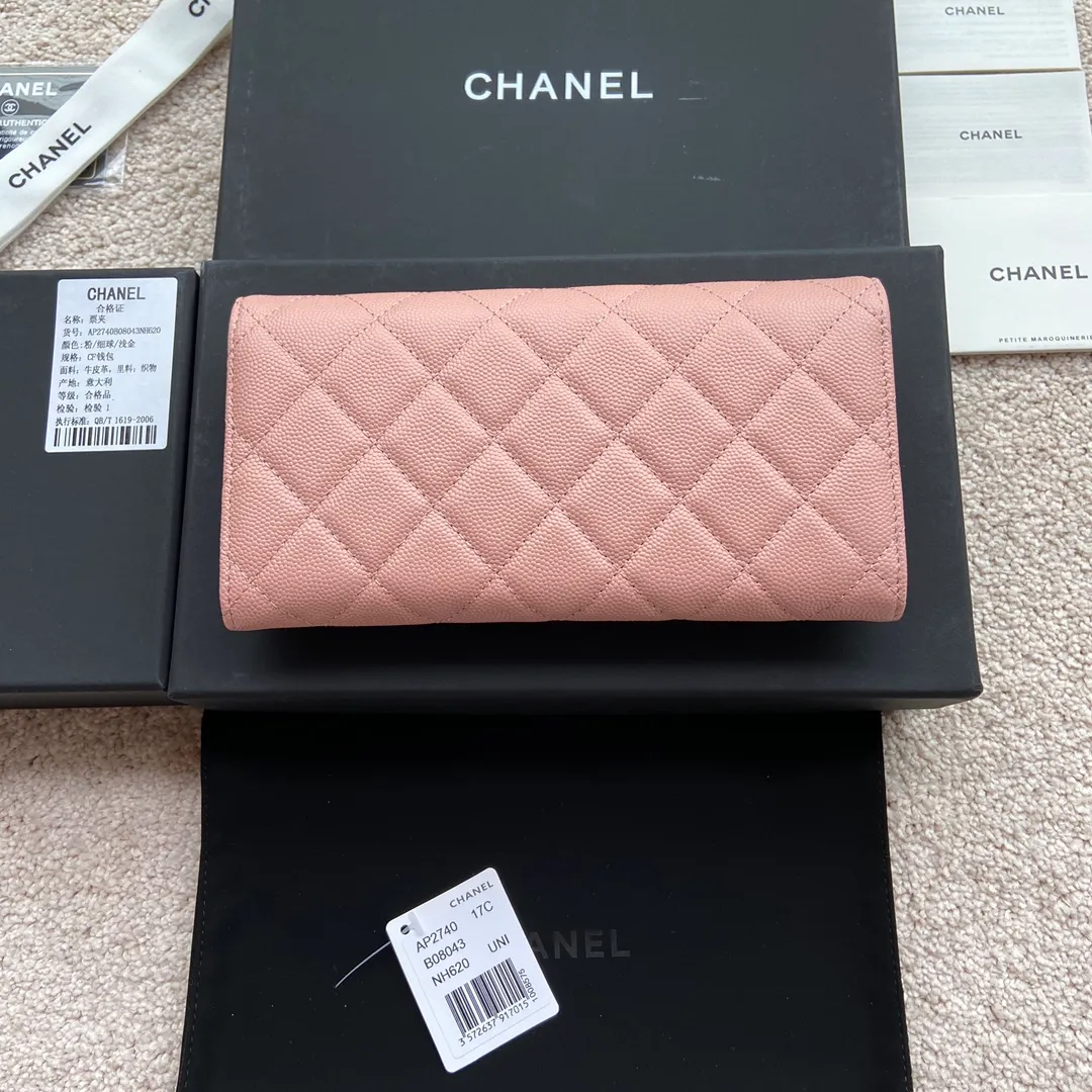 Xiaoxiang imported Italian fine grain cowhide Item number: AP5480 💰:540 Size: w19×h10.5×d3cm Color: pink ball pattern gold mark