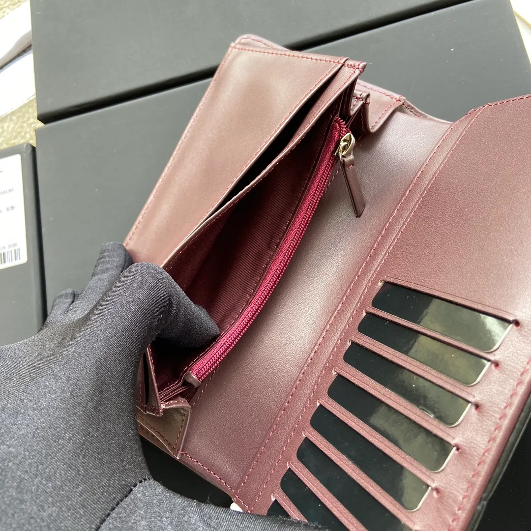 460💰Xiaoxiang imported Italian sheepskin Item number: A80285 Size: w18.5×h10×2.5cm Color: black sheepskin silver steel mark