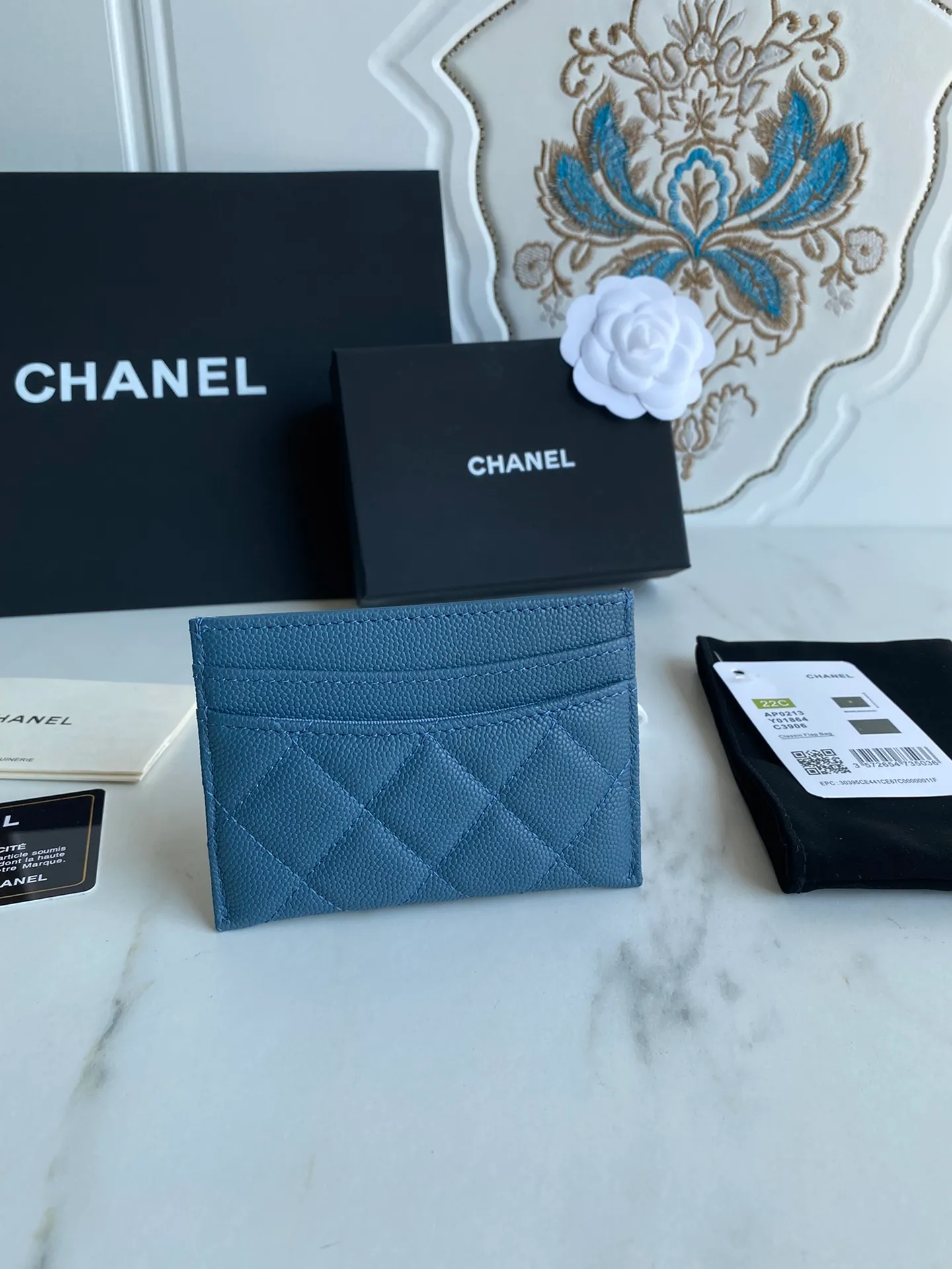 190💰【Original quality】【With serial code】CHANEL, classic card holder! Original quality, caviar small ball pattern series, classic series, exquisite details, full set of packaging, style number (AP426) 31510... size 11*7.5*1