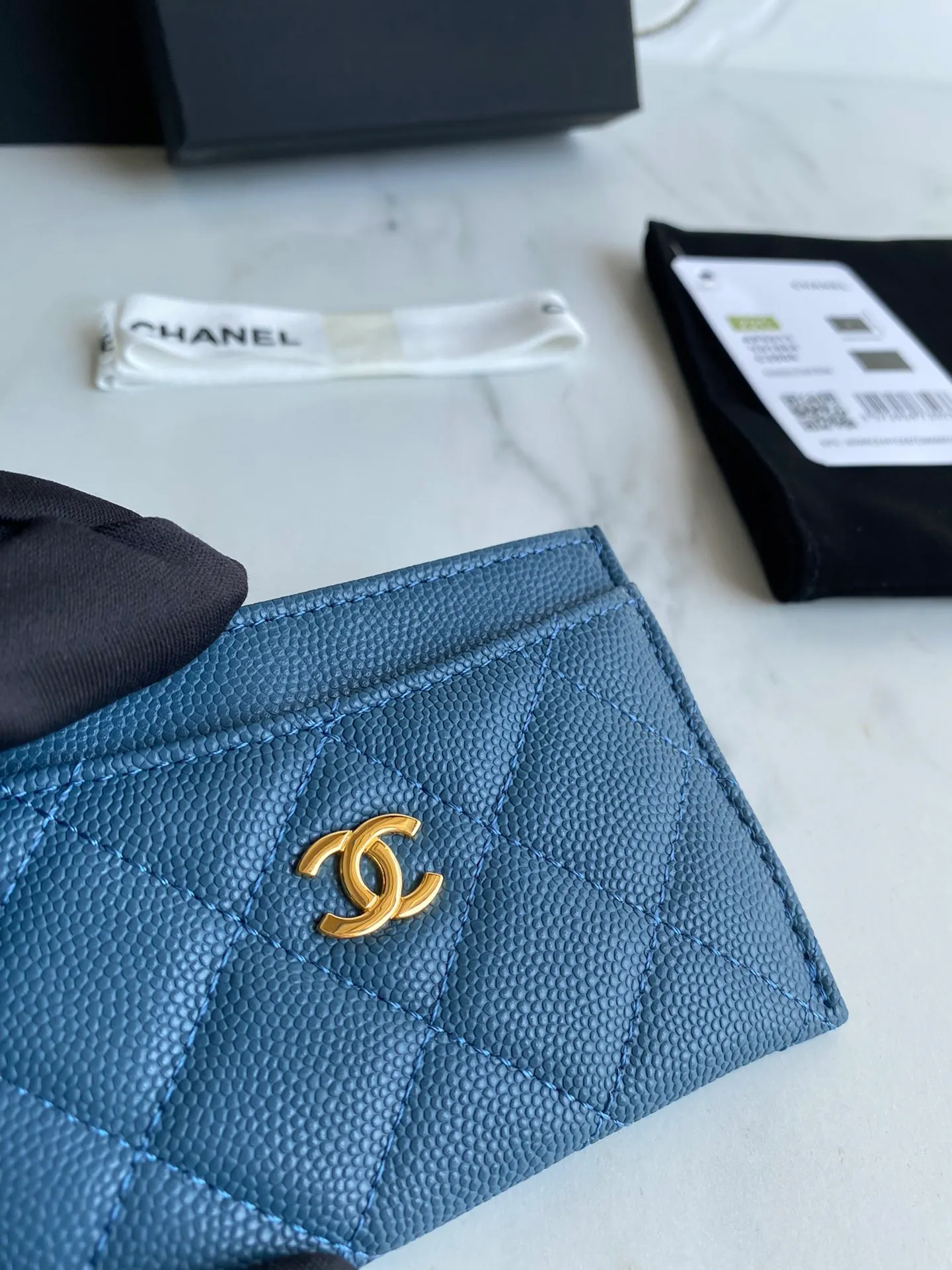 190💰【Original quality】【With serial code】CHANEL, classic card holder! Original quality, caviar small ball pattern series, classic series, exquisite details, full set of packaging, style number (AP426) 31510... size 11*7.5*1