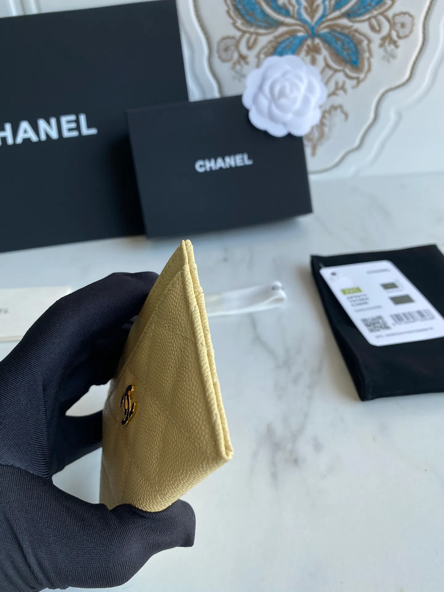 190💰【Original quality】【With serial code】CHANEL, classic card holder! Original quality, caviar small ball pattern series, classic series, exquisite details, full set of packaging, style number (AP426) 31510... size 11*7.5*1