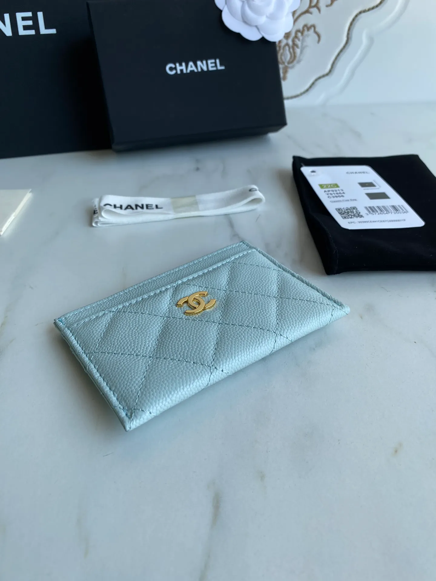 190💰【Original quality】【With serial code】CHANEL, classic card holder! Original quality, caviar small ball pattern series, classic series, exquisite details, full set of packaging, style number (AP426) 31510... size 11*7.5*1