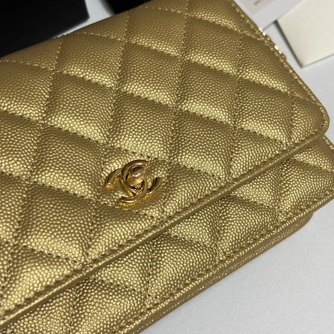 💰700 New product WOC🍃🍃Double C button style, 4241 new design is more solid. You no longer have to worry about things opening with too many buttons, and it still maintains the classic look. AP8482 size: 12×19.5×3.5cm