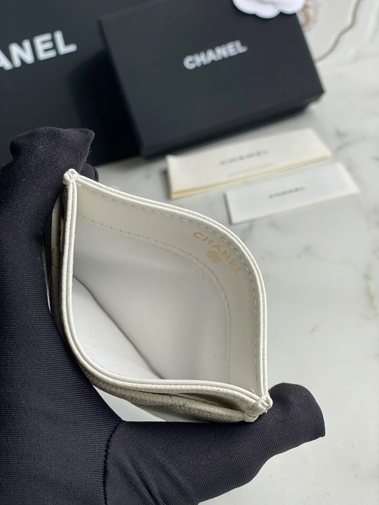 190💰【Original quality】【With serial code】CHANEL, classic card holder! Original quality, caviar small ball pattern series, classic series, exquisite details, full set of packaging, style number (AP426) 31510... size 11*7.5*1