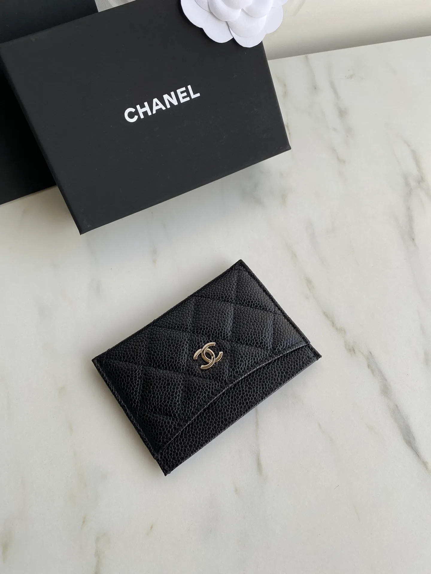 190💰【Original quality】【With serial code】CHANEL, classic card holder! Original quality, caviar small ball pattern series, classic series, exquisite details, full set of packaging, style number (AP426) 31510... size 11*7.5*1