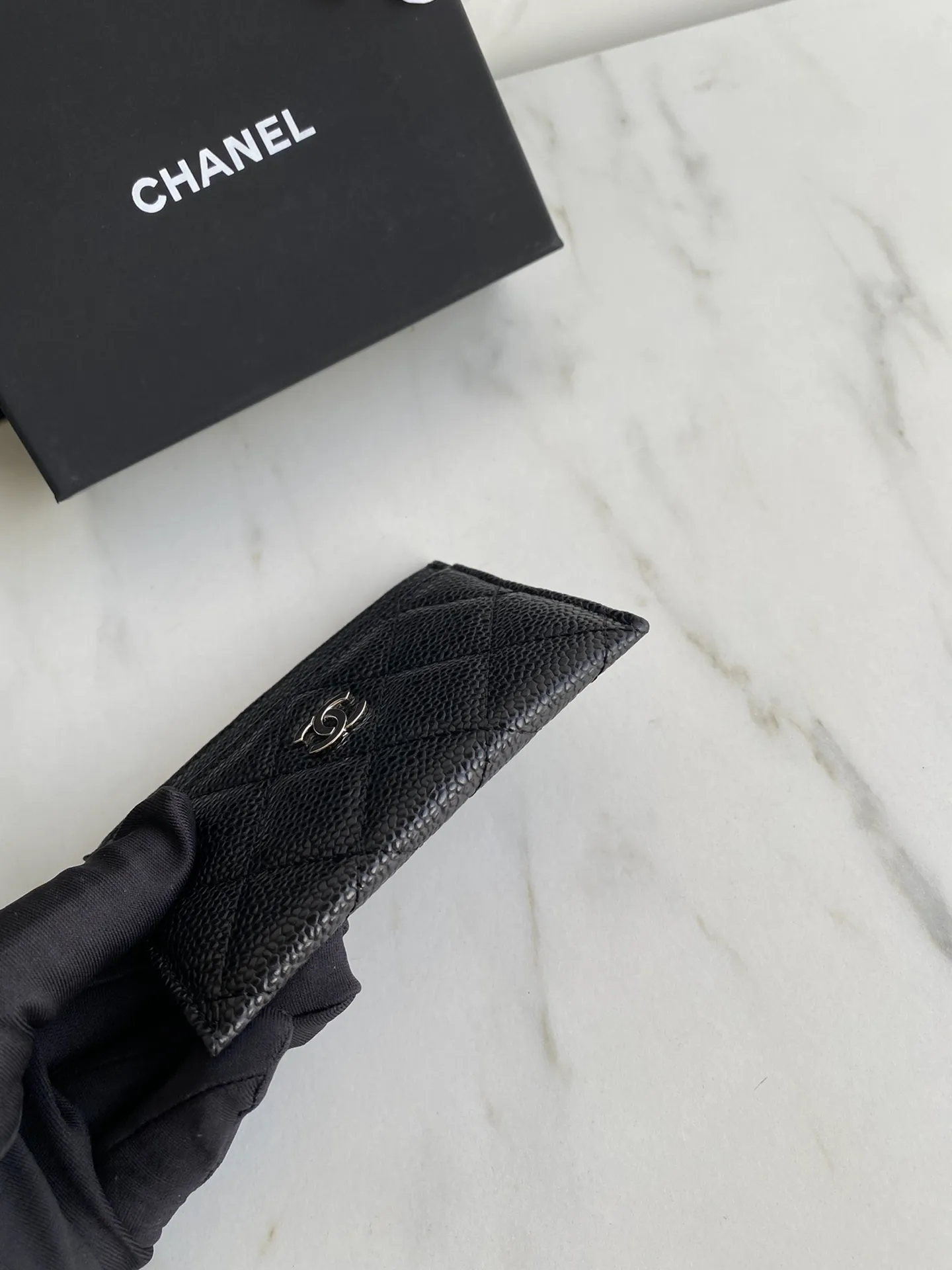 190💰【Original quality】【With serial code】CHANEL, classic card holder! Original quality, caviar small ball pattern series, classic series, exquisite details, full set of packaging, style number (AP426) 31510... size 11*7.5*1