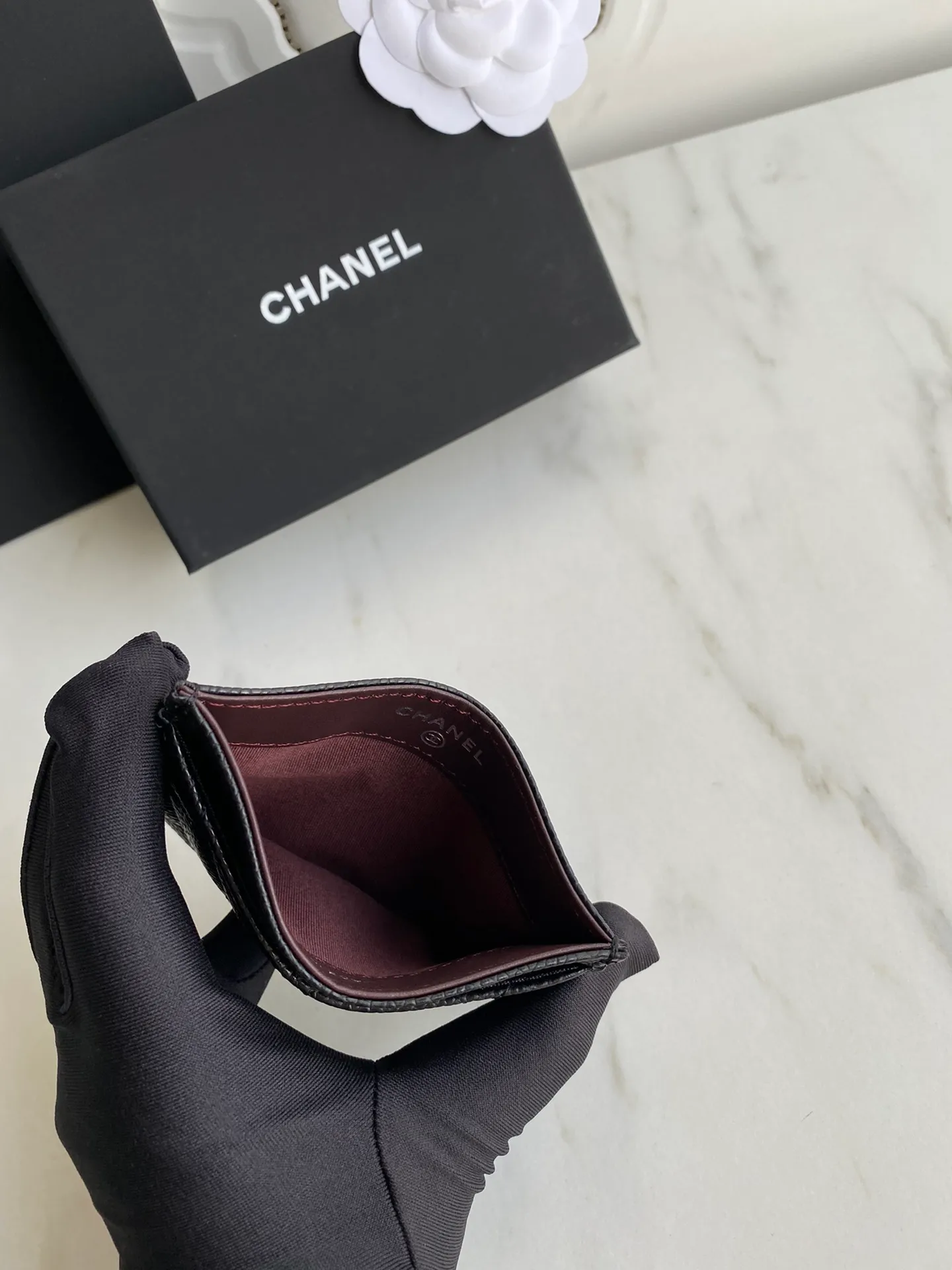 190💰【Original quality】【With serial code】CHANEL, classic card holder! Original quality, caviar small ball pattern series, classic series, exquisite details, full set of packaging, style number (AP426) 31510... size 11*7.5*1