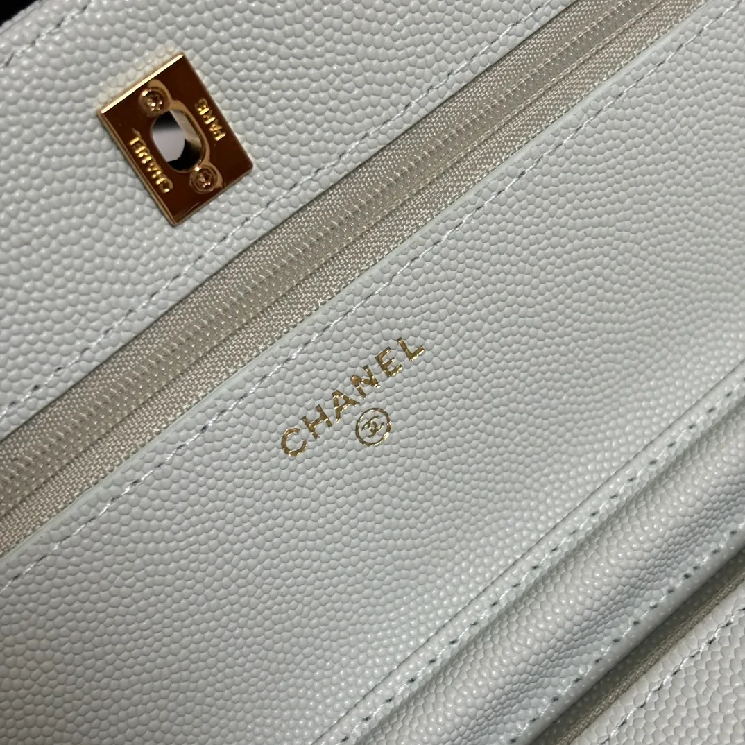 💰700 New product WOC🍃🍃Double C button style, 4241 new design is more solid. You no longer have to worry about things opening with too many buttons, and it still maintains the classic look. AP8482 size: 12×19.5×3.5cm