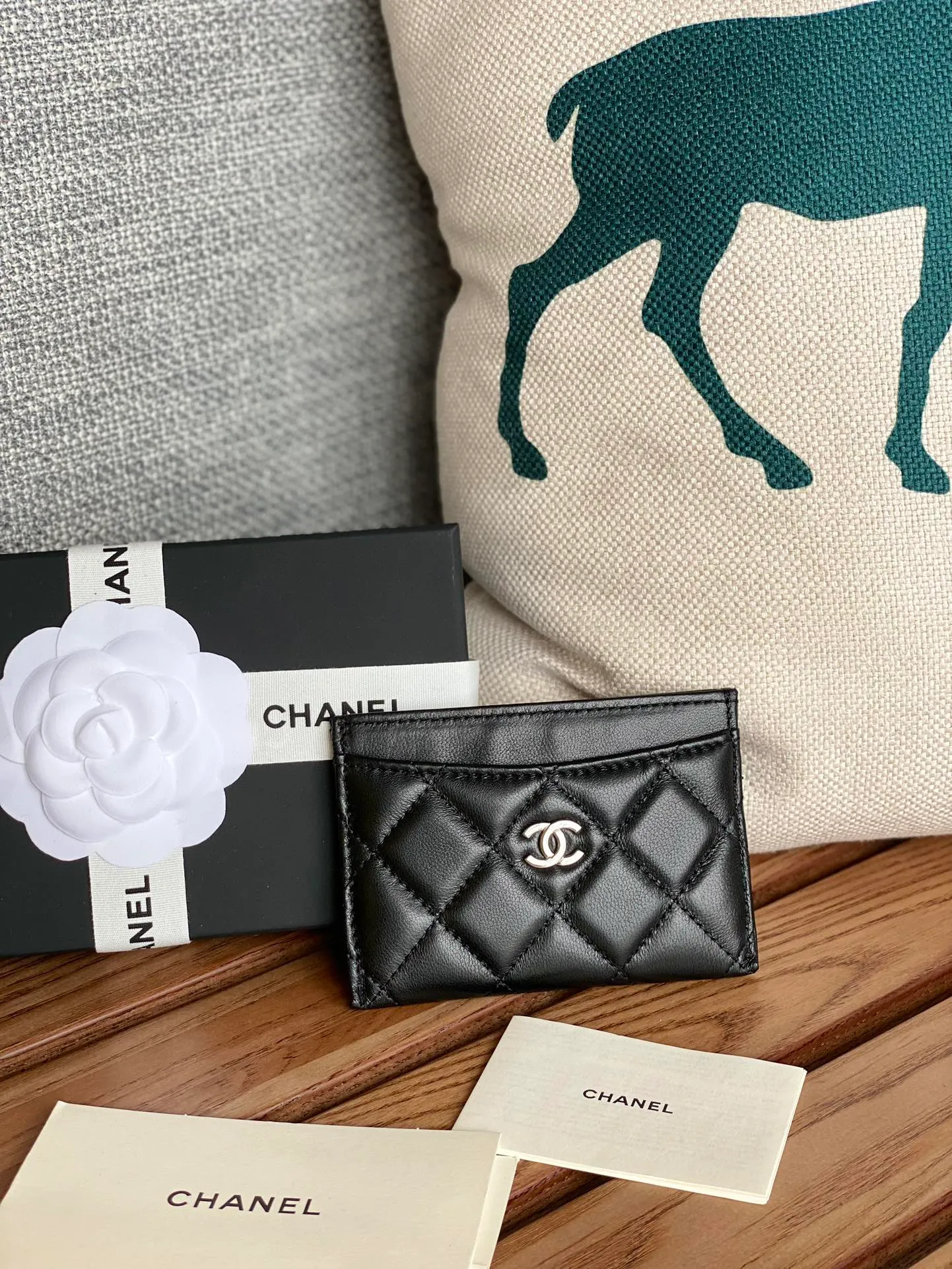 190💰CH@NEL, classic card holder! Original quality, sheepskin classic series, exquisite details, complete package, style number (AP426) 31510... size 11*7.5*1, color as shown in the picture