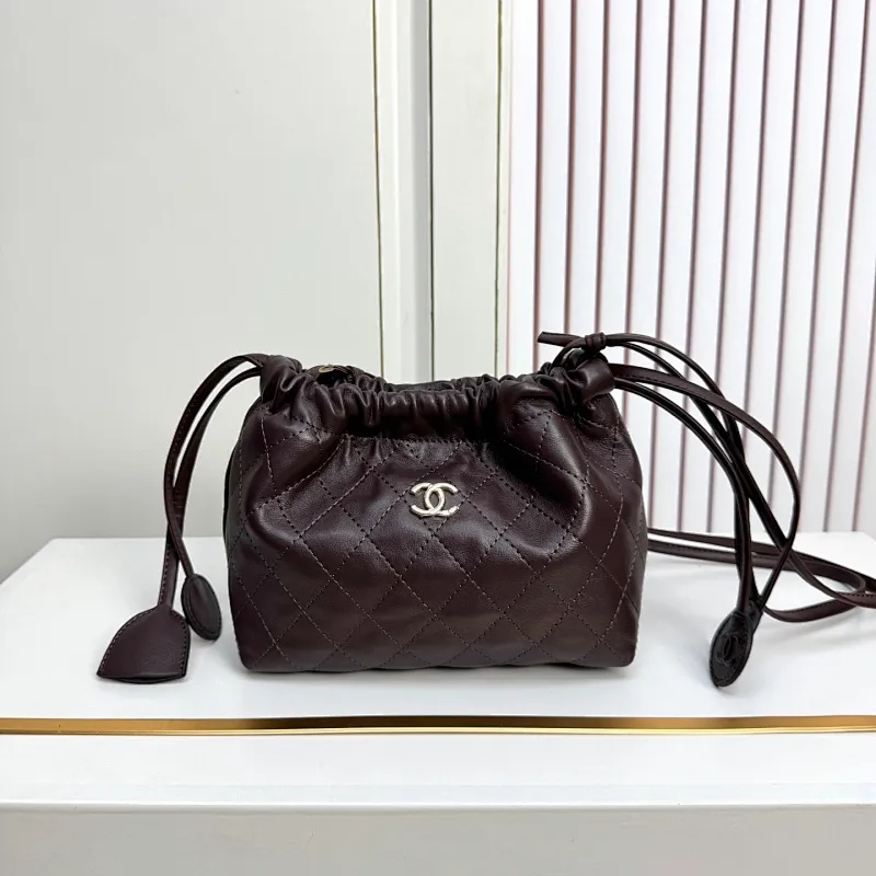 All Categories Official Website "Brand Women's Bags" Women's Bags 💙 Chanel 2026 Official Website CHANEL Diamond Drawstring Bucket Bag