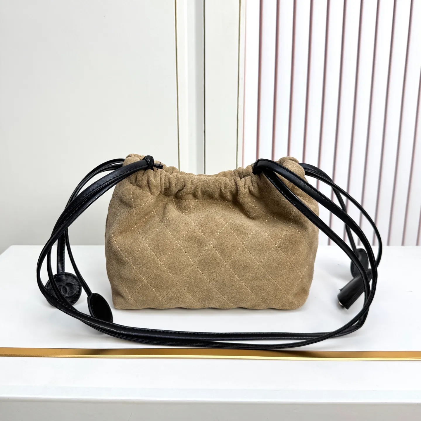 All Categories Official Website "Brand Women's Bags" Women's Bags 💙 Chanel 2026 Official Website CHANEL Diamond Drawstring Bucket Bag
