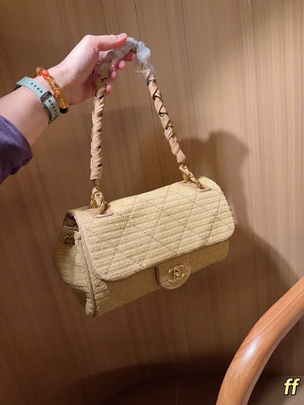 All Categories Official Website "Brand Women's Bags" Women's Bags 💙 Chanel 2026 New Chanel Straw Underarm Bag