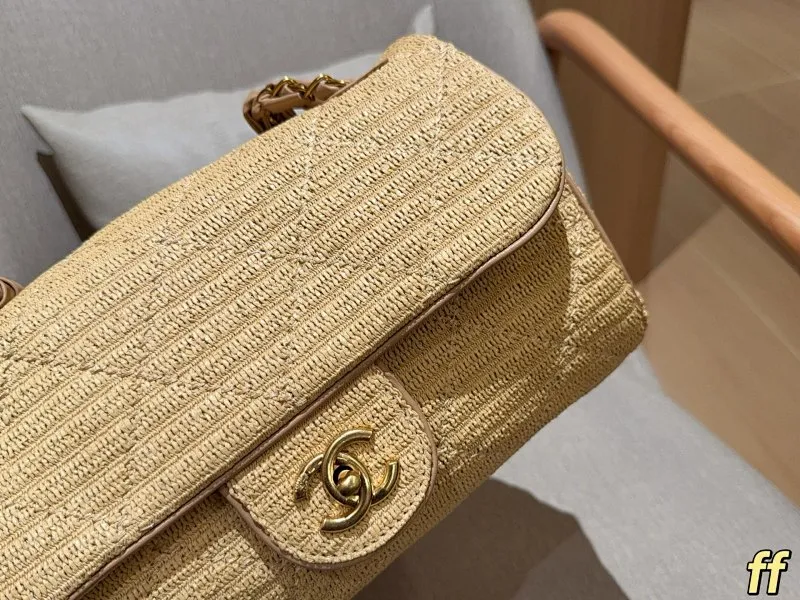 All Categories Official Website "Brand Women's Bags" Women's Bags 💙 Chanel 2026 New Chanel Straw Underarm Bag