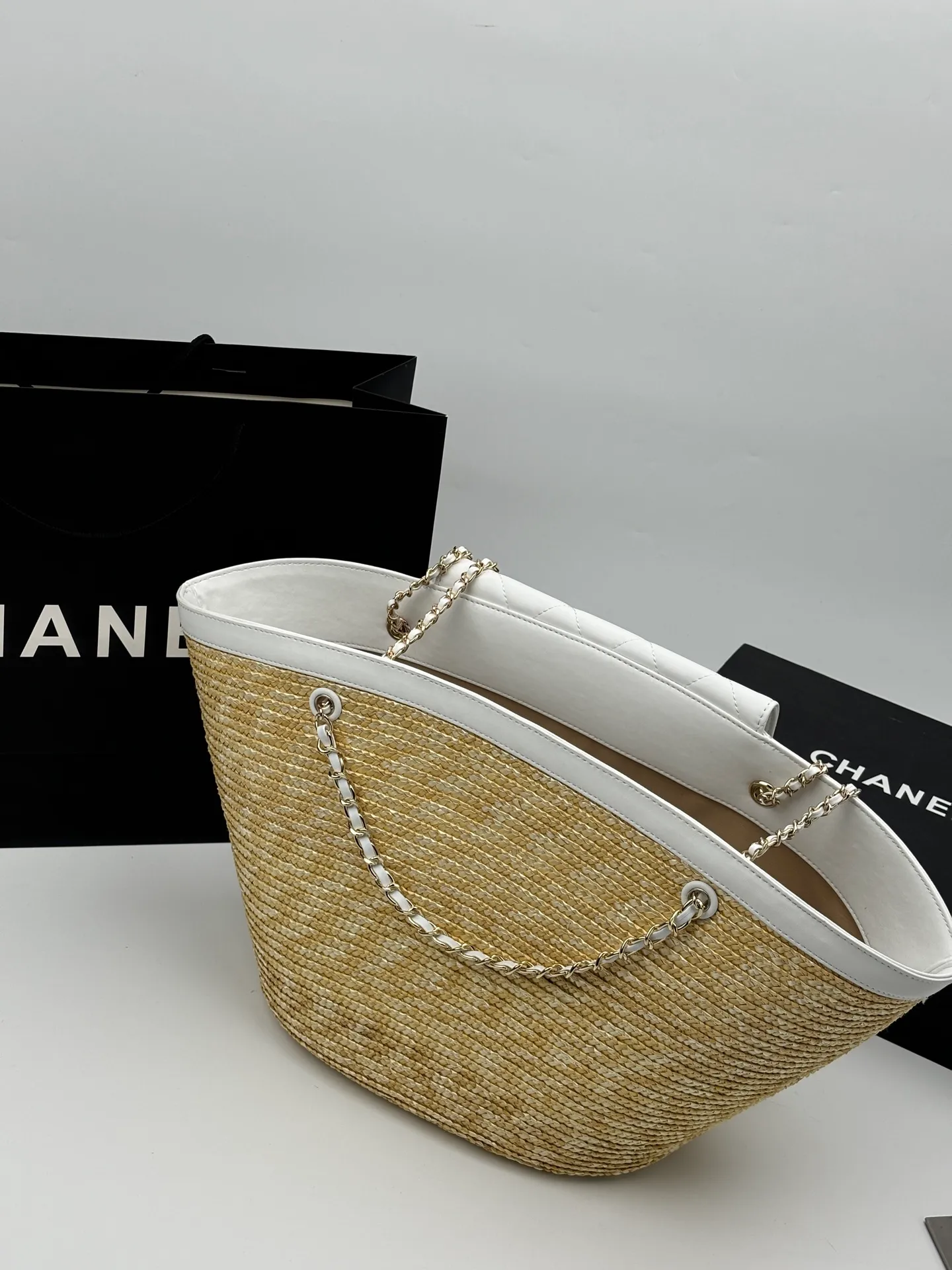 All Categories Official Website "Brand Women's Bags" Women's Bags 💙 Chanel 2026 Official Website CHANEL Braided Cabbage Shopping Bag