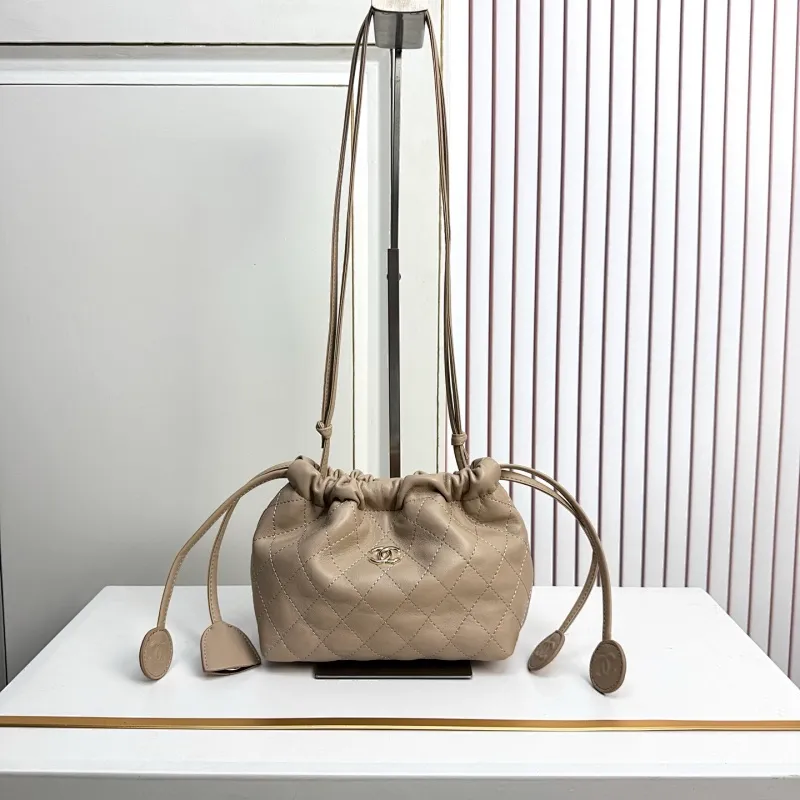 All Categories Official Website "Brand Women's Bags" Women's Bags 💙 Chanel 2026 Official Website CHANEL Diamond Drawstring Bucket Bag