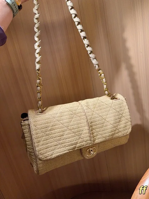 All Categories Official Website "Brand Women's Bags" Women's Bags 💙 Chanel 2026 New Chanel Straw Underarm Bag