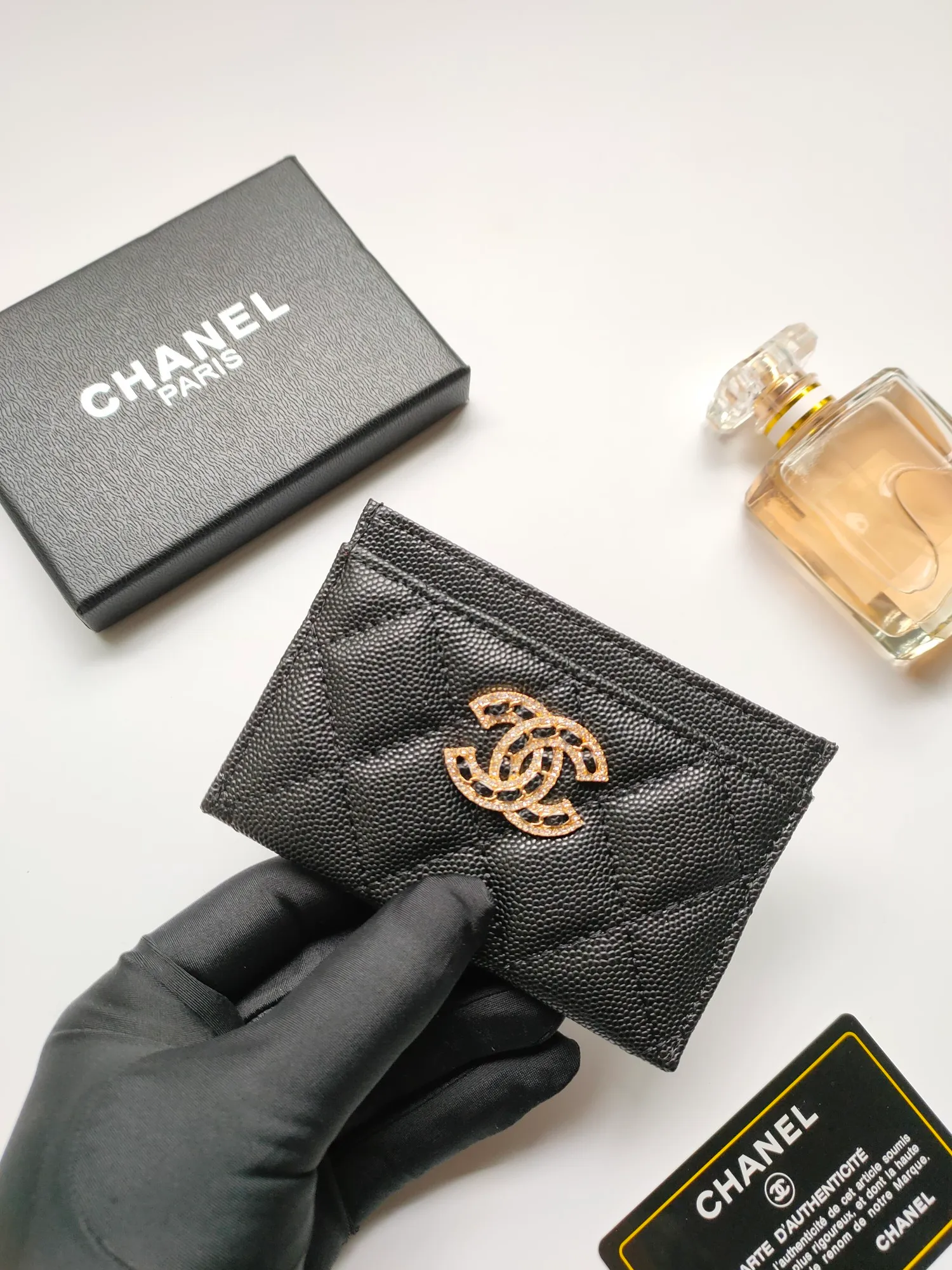 💰130 CHANEL Chanel counter new card holder👍Model number: AP5494 Size: 7.5 × 11.2 × 0.5 cm 😍😍Fine workmanship and high-end quality