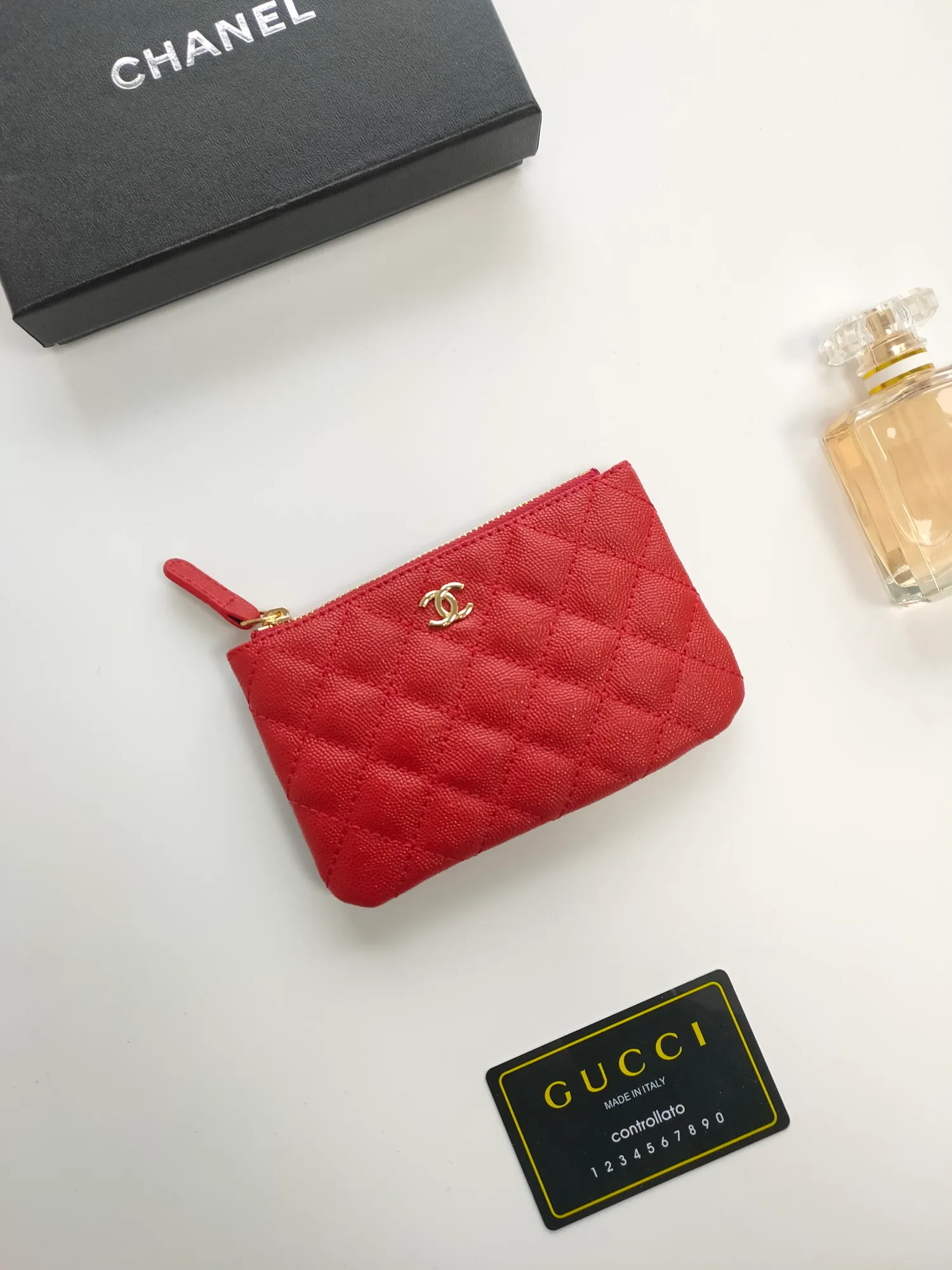 💰110💰CHANEL coin purse has arrived💦Model number A82365, leather hardware, exquisite details, complete package! Size 15*8.5cm