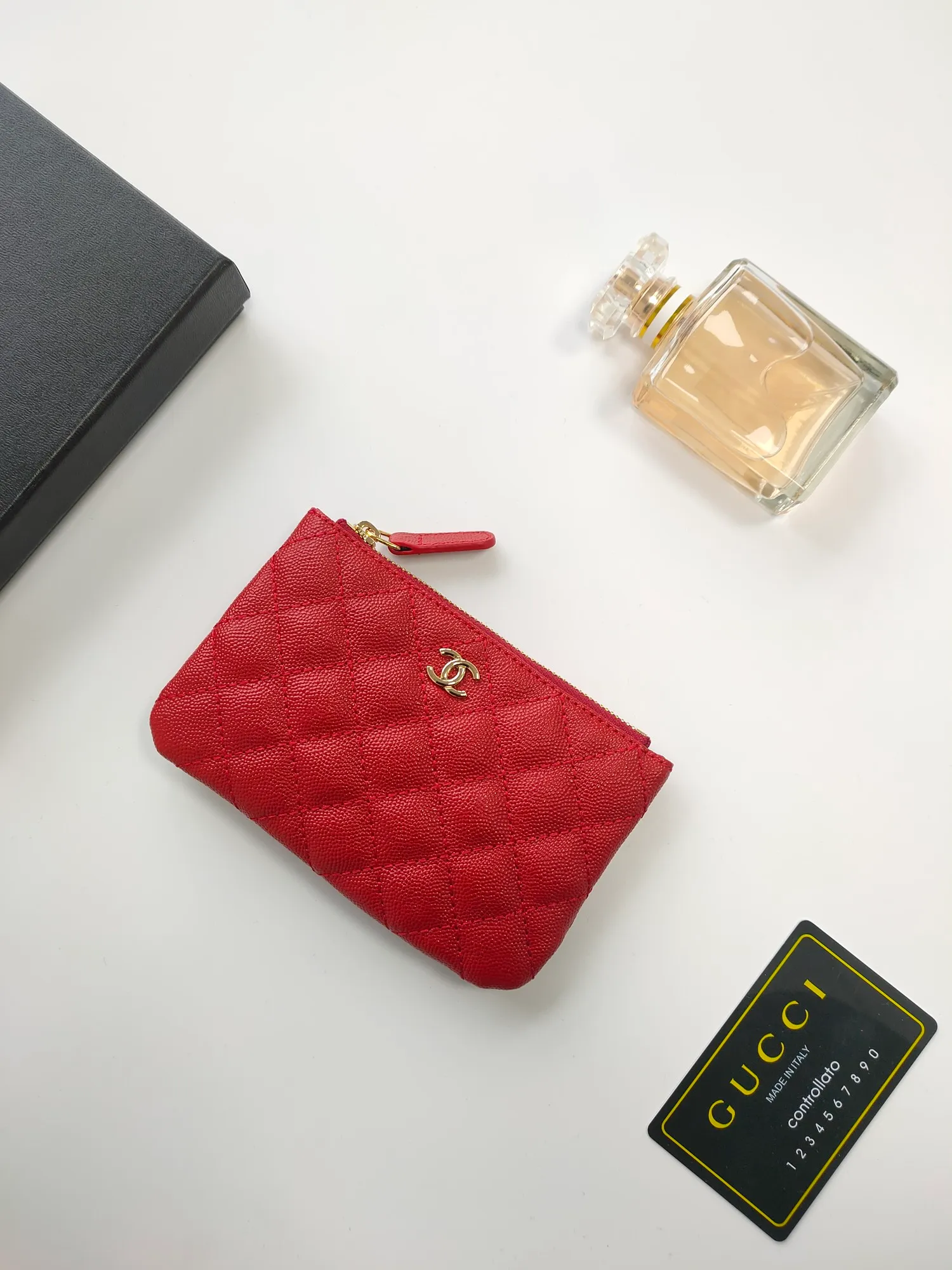 💰110💰CHANEL coin purse has arrived💦Model number A82365, leather hardware, exquisite details, complete package! Size 15*8.5cm