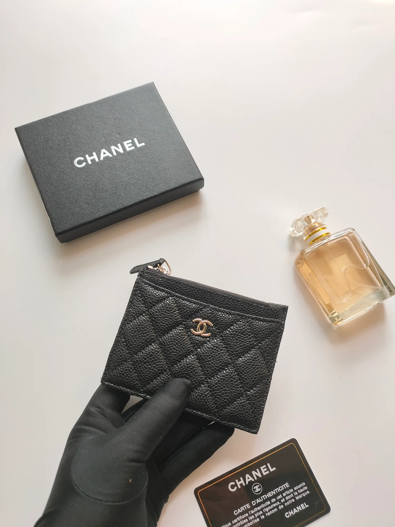 ￥110💰Chanel zipper card holder💦Model No. A84105 top leather hardware, exquisite details! Size:9x11.5cm