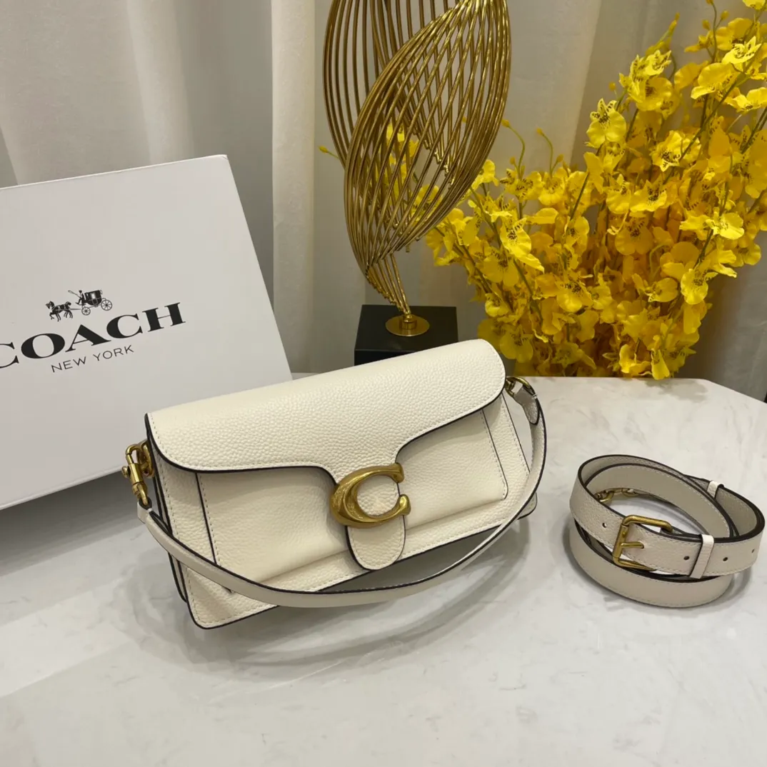 Top original order 520💰Original order coach/Coach💃Model 73995. First-layer cowhide new Dionysus bag Tabby series, envelope bag handbag, size: 26*15*7.5cm., 🌸