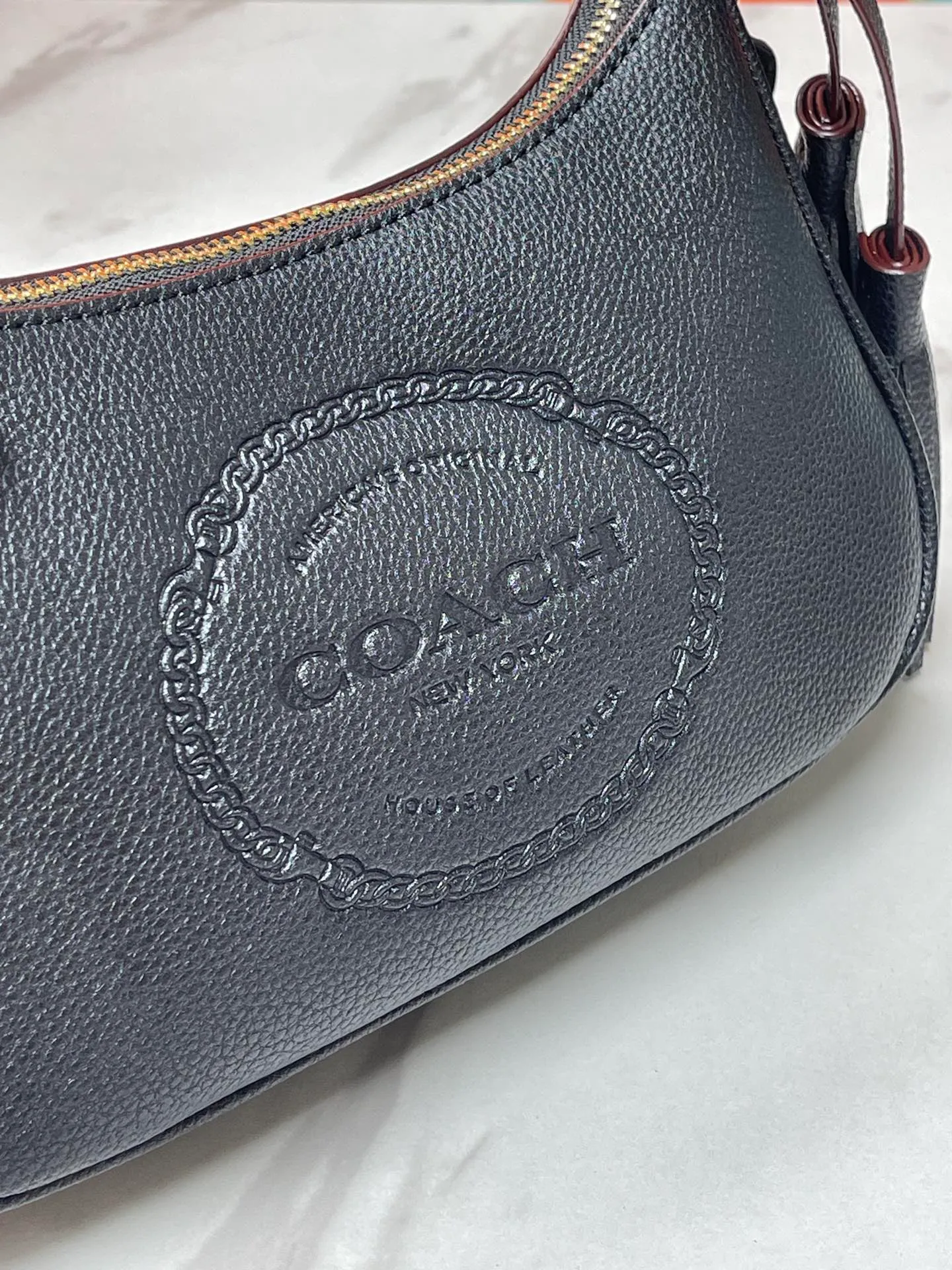 Top original order p380💰Model CM084 Coach’s latest armpit bag, size 24.5/15.5/7.5.