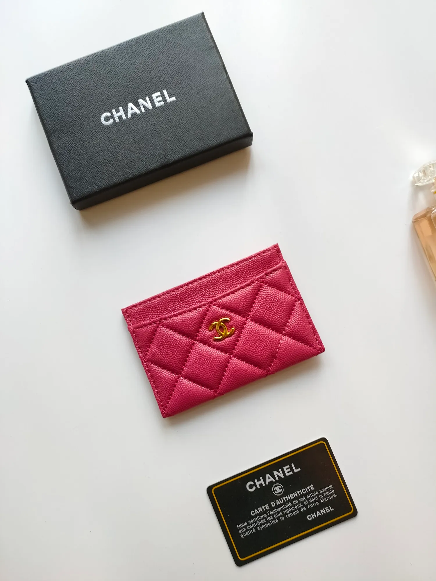 💰90 CHANEL Chanel counter classic card holder👍Model number: AP446 Made of caviar cowhide, size: 7.5×11.2×0.5cm 😍😍Fine workmanship and high-end quality