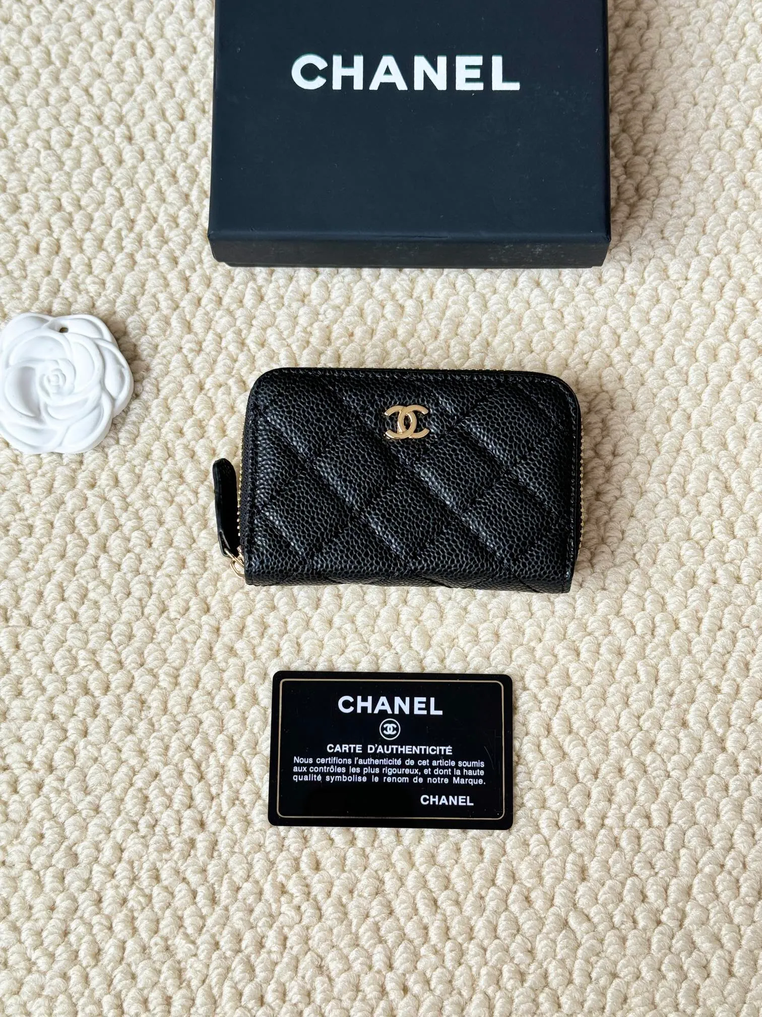 💰120 Style No.: AP462 Chanel Caviar Leather Series Chanel Card Holder ❤Coin Purse️❤️ Impeccable workmanship details, insisting on high quality Size: 10x9cm