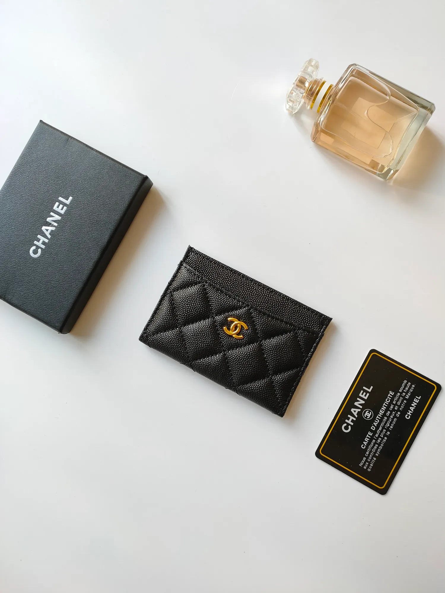 💰90 CHANEL Chanel counter classic card holder👍Model number: AP446 Made of caviar cowhide, size: 7.5×11.2×0.5cm 😍😍Fine workmanship and high-end quality