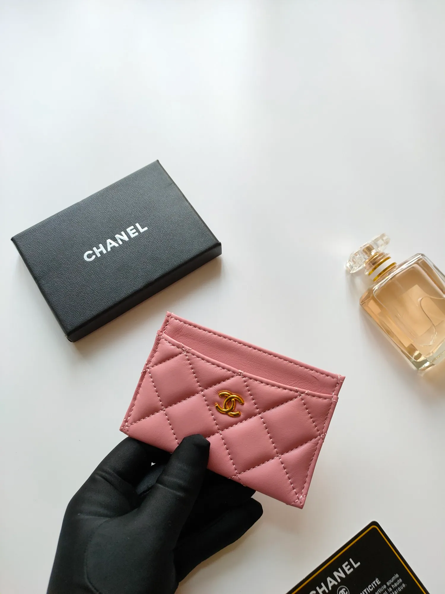 💰90 CHANEL Chanel counter style classic card holder👍Model number: AP446 Size: 7.5×11.2×0.5cm Sheepskin inside and outside😍😍Fine workmanship and high-end quality