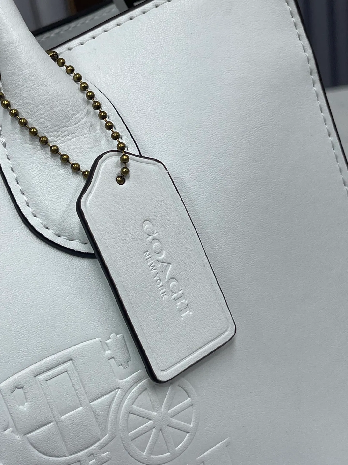Top original order p460💰coach/Coach new model CR681 counter new ACE carriage pattern women's tote bag single shoulder crossbody handheld tote bag double shoulder strap design size: 26X20.5X12