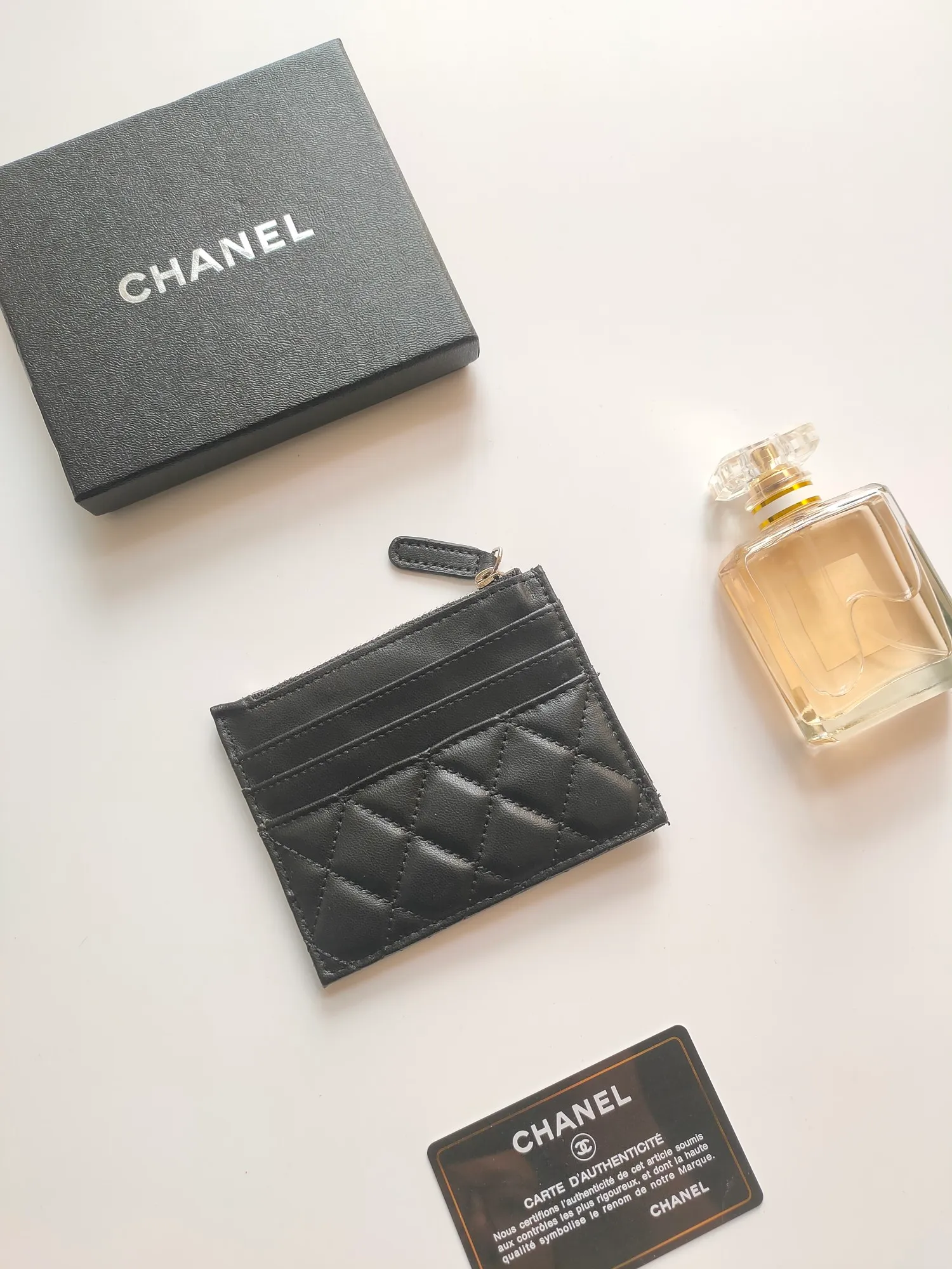 ￥110💰Chanel zipper card holder💦Model No. A84105 top leather hardware, exquisite details! Size:9x11.5cm