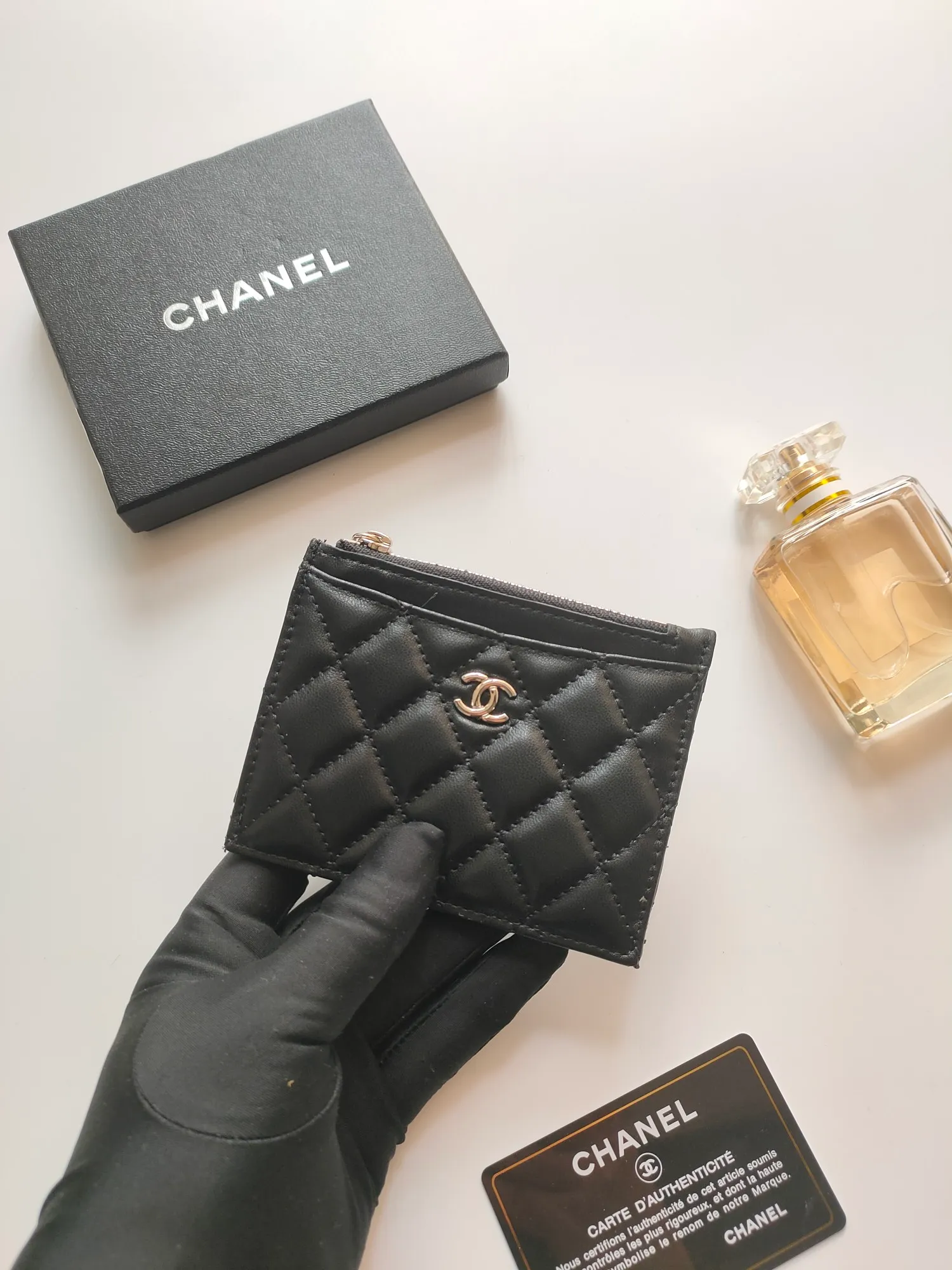 ￥110💰Chanel zipper card holder💦Model No. A84105 top leather hardware, exquisite details! Size:9x11.5cm