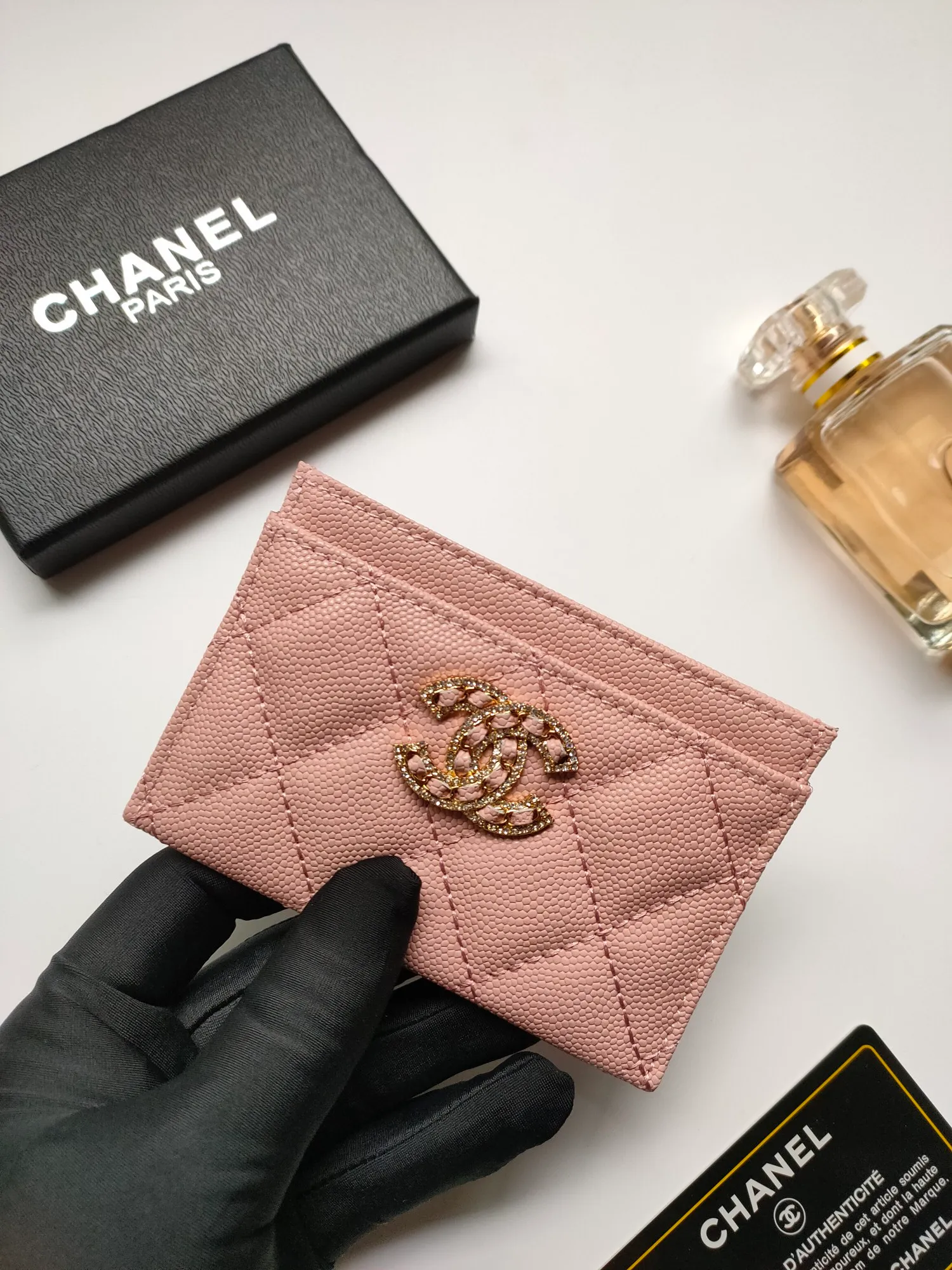 💰130 CHANEL Chanel counter new card holder👍Model number: AP5494 Size: 7.5 × 11.2 × 0.5 cm 😍😍Fine workmanship and high-end quality
