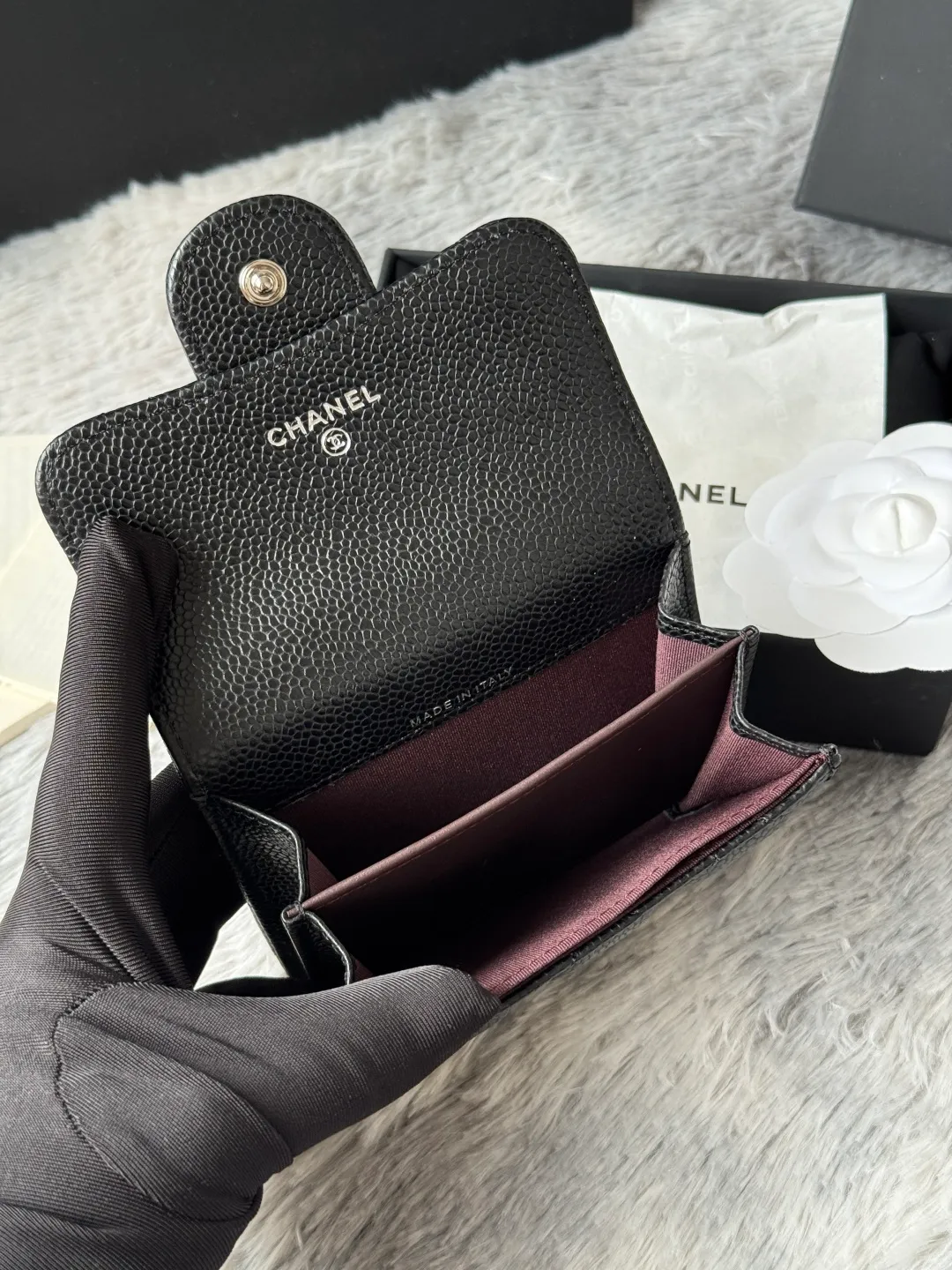 💰360💰Upgraded version of CHANEL. Classic cf card holder 💦Model No. A31504 Top-grade leather hardware, rhombus pattern. Original quality! The details are so beautiful and the complete package! Size 8.5*12.5*2.5 color as shown in the picture