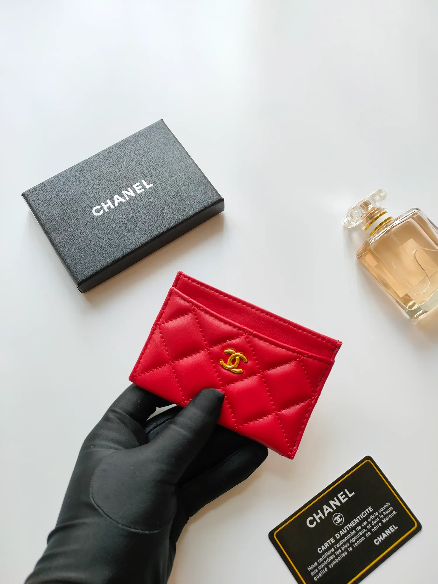 💰90 CHANEL Chanel counter style classic card holder👍Model number: AP446 Size: 7.5×11.2×0.5cm Sheepskin inside and outside😍😍Fine workmanship and high-end quality