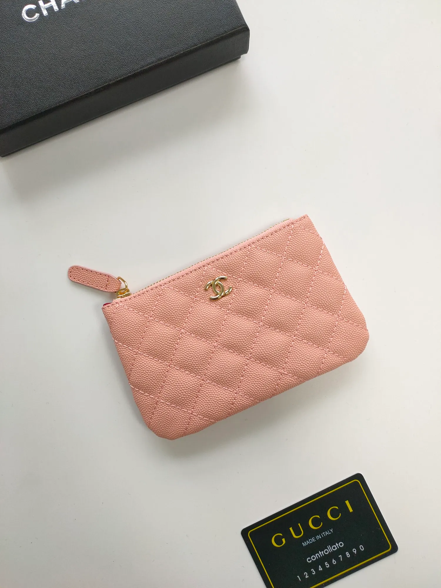 💰110💰CHANEL coin purse has arrived💦Model number A82365, leather hardware, exquisite details, complete package! Size 15*8.5cm