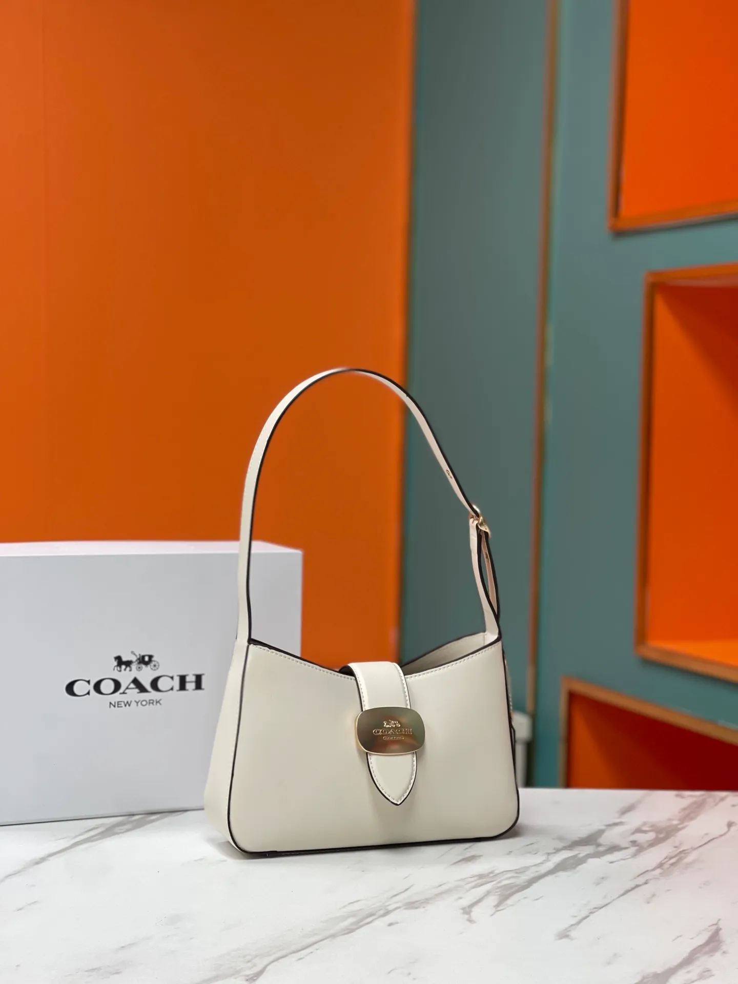 Top original order p400💰Coach counter new Eliza hobo armpit bag, model CR528. Size 25X6X17