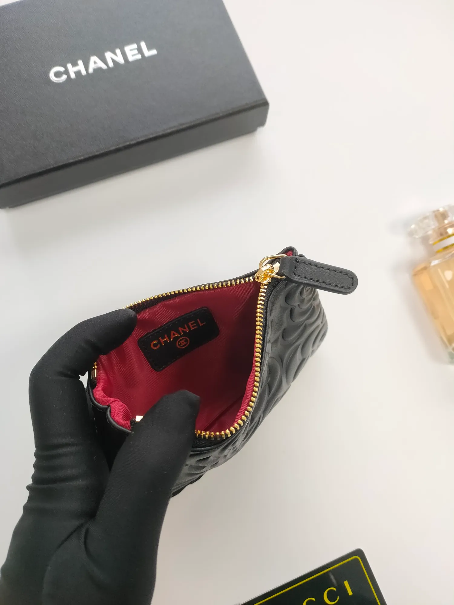 💰110💰CHANEL coin purse has arrived💦Model number A82365, leather hardware, exquisite details, complete package! Size 15*8.5cm